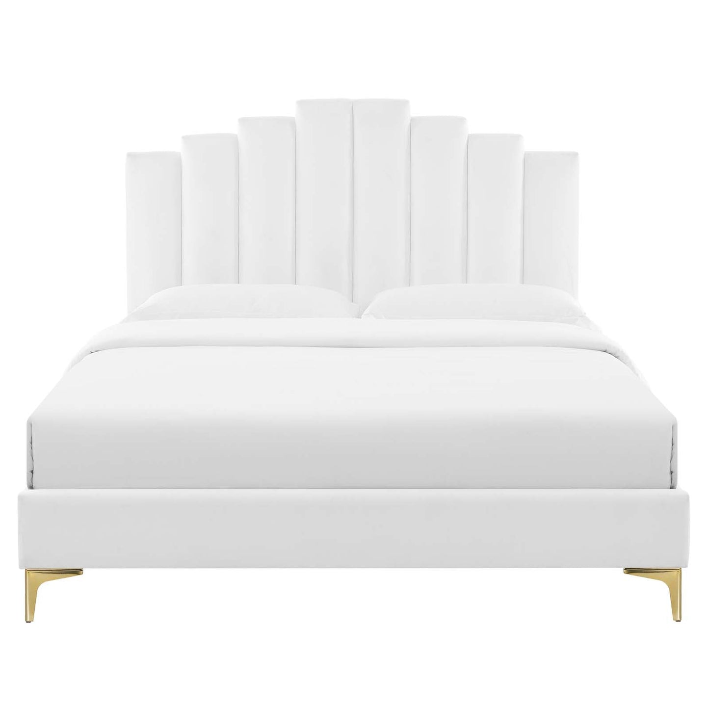Modway Elise Queen Performance Velvet Platform Bed | Beds | 