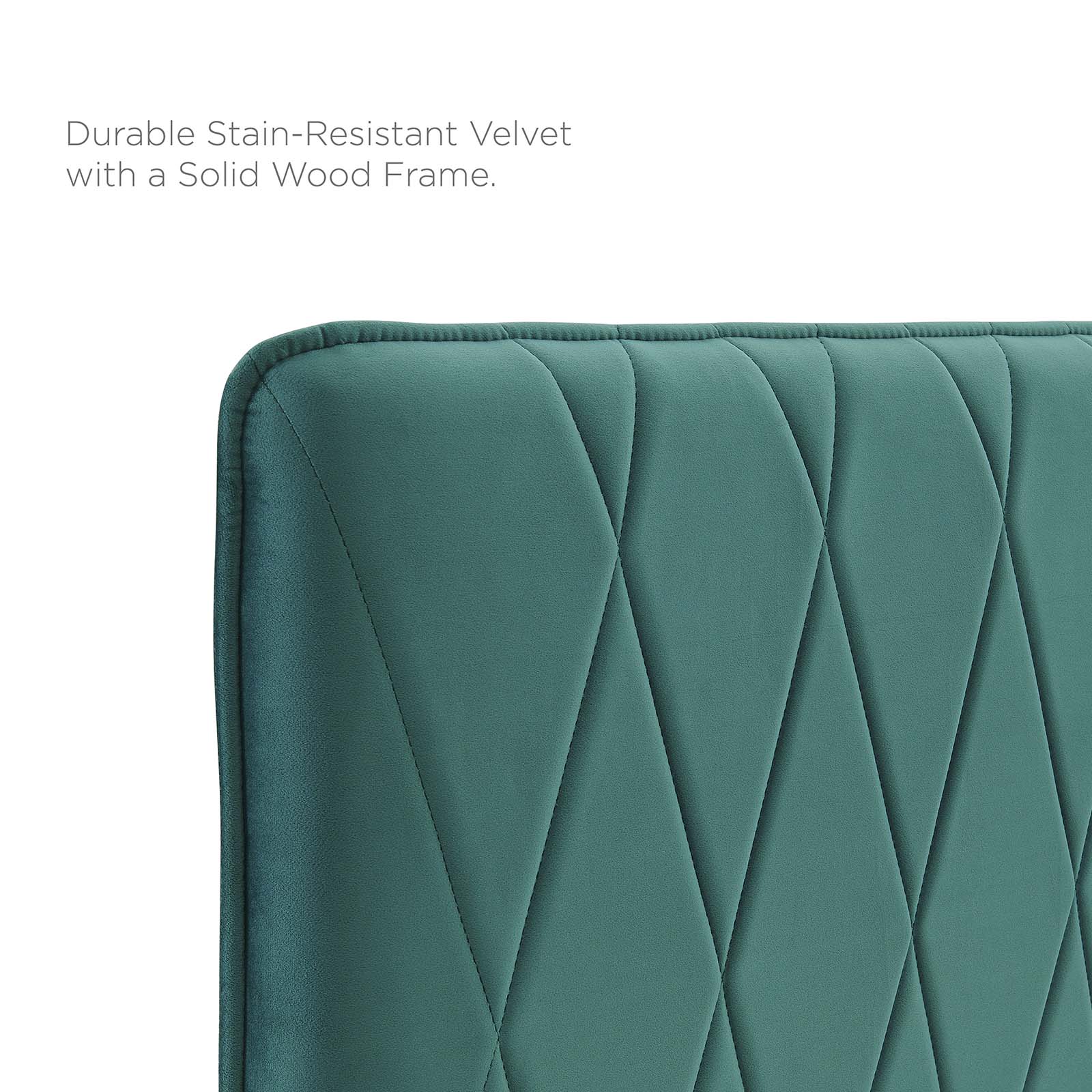 Modway Phillipa Performance Velvet Queen Platform Bed | Beds | Modishstore-47