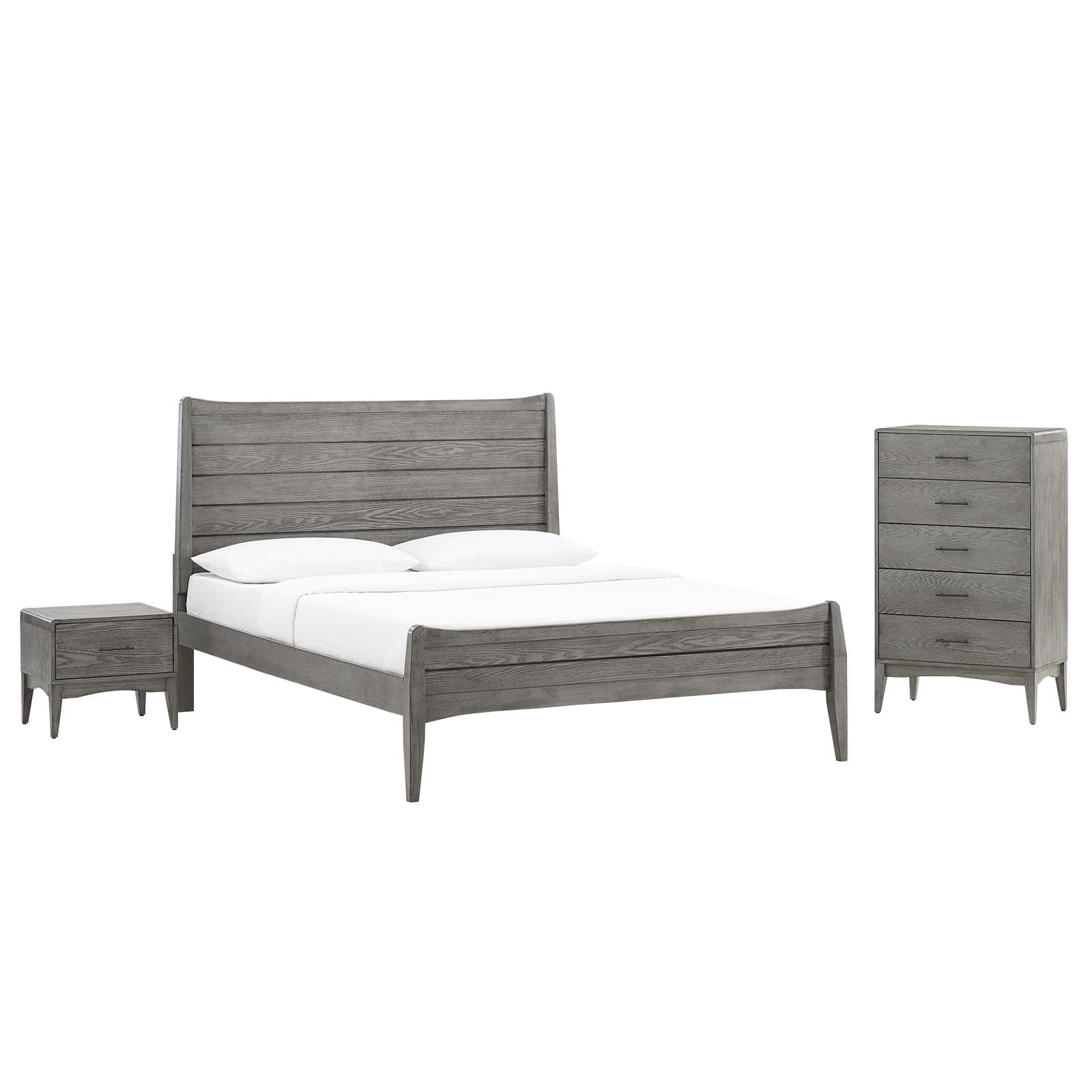 Modway Georgia 3 Piece King Bedroom Set | Bedroom Sets | 