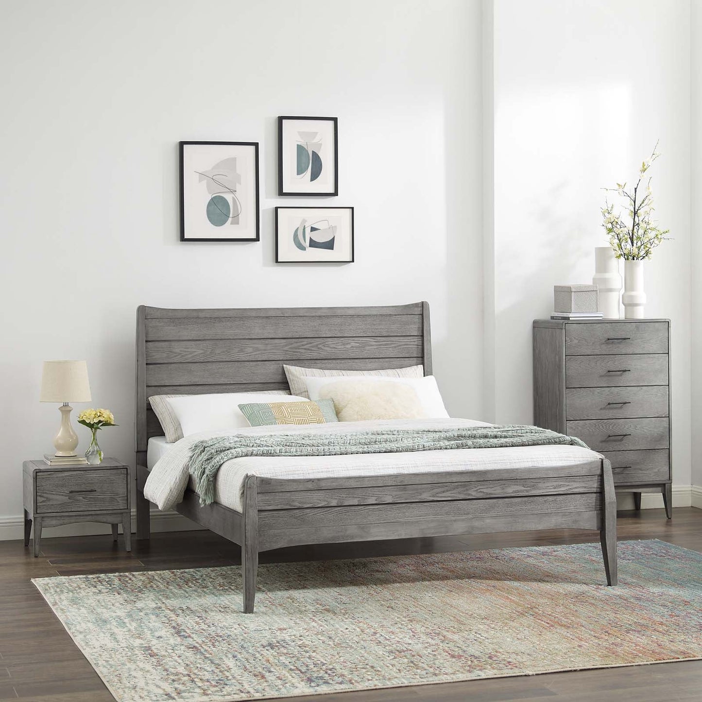 Modway Georgia 3 Piece King Bedroom Set | Bedroom Sets