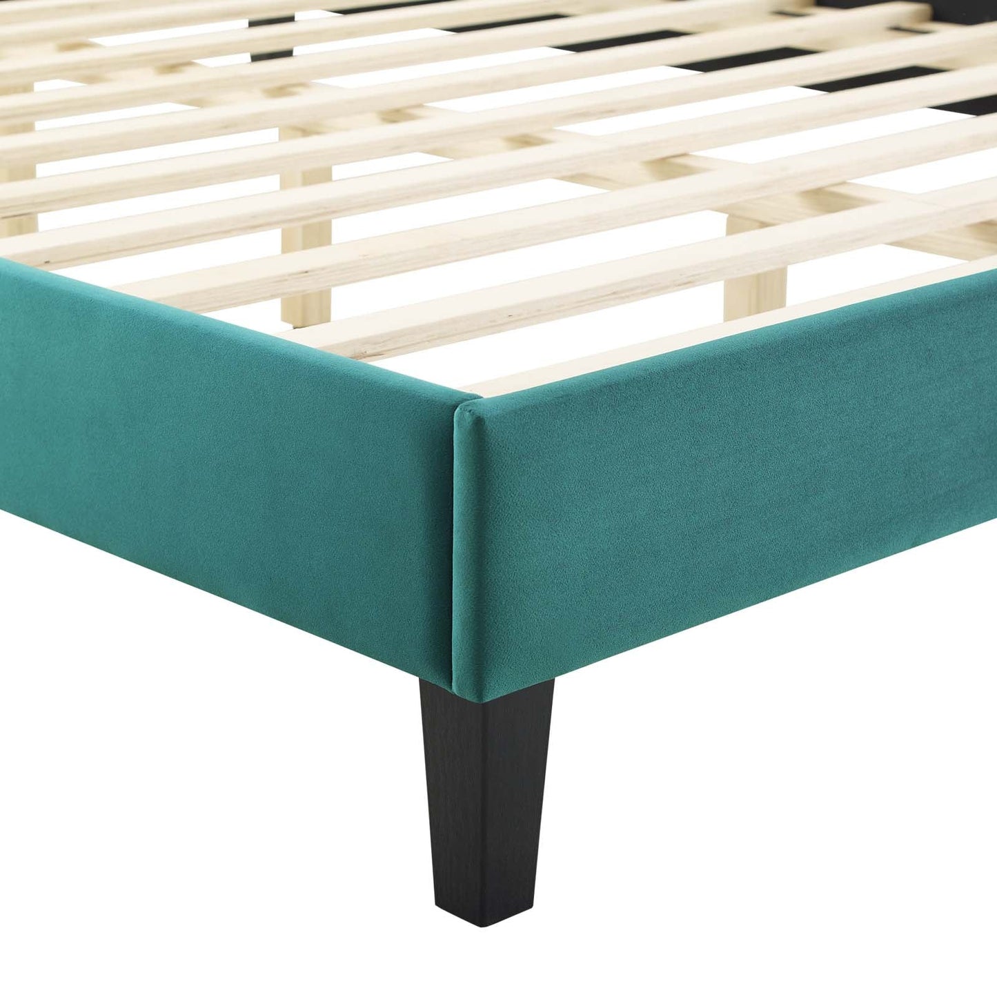 Modway Juniper Channel Tufted Performance Velvet Queen Platform Bed | Beds | Modishstore-28