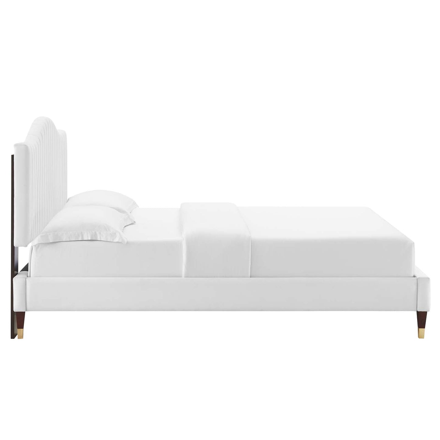 Modway Juniper Channel Tufted Performance Velvet Twin Platform Bed | Beds | Modishstore-38