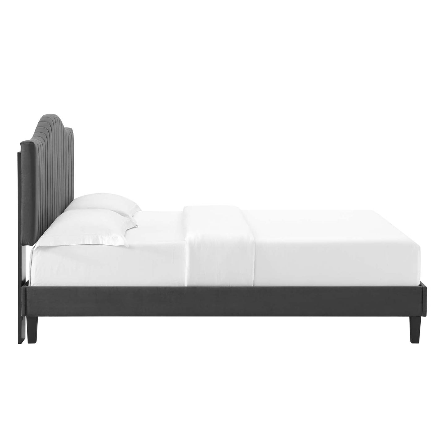 Modway Juniper Channel Tufted Performance Velvet Twin Platform Bed | Beds | Modishstore-6