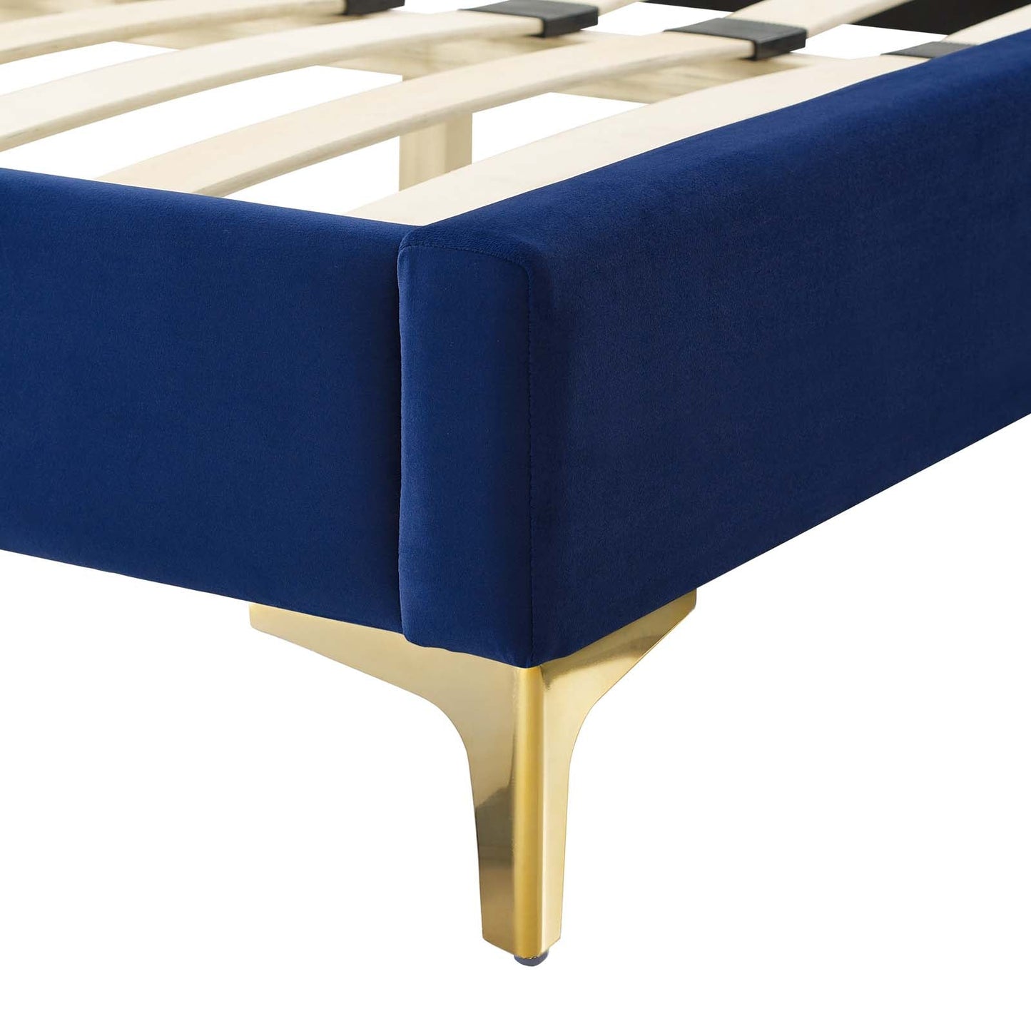 Modway Juniper Channel Tufted Performance Velvet King Platform Bed | Beds | Modishstore-20