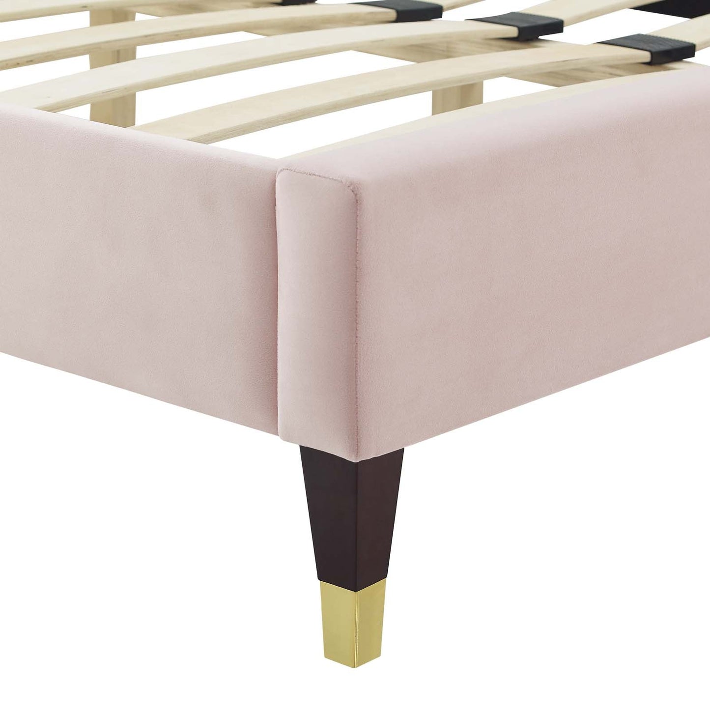 Modway Gwyneth Tufted Performance Velvet Queen Platform Bed | Beds | Modishstore-44