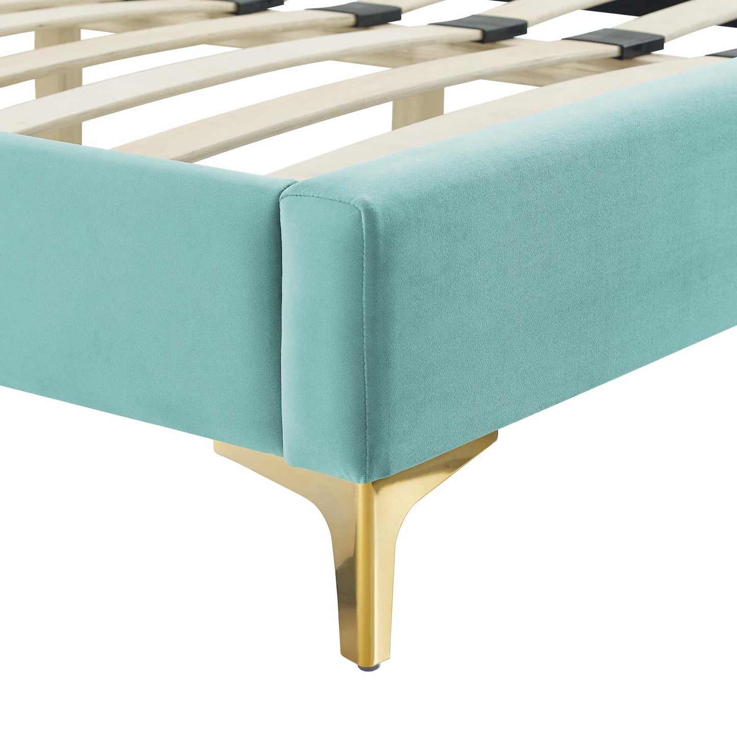Modway Gwyneth Tufted Performance Velvet Twin Platform Bed | Beds | Modishstore-27