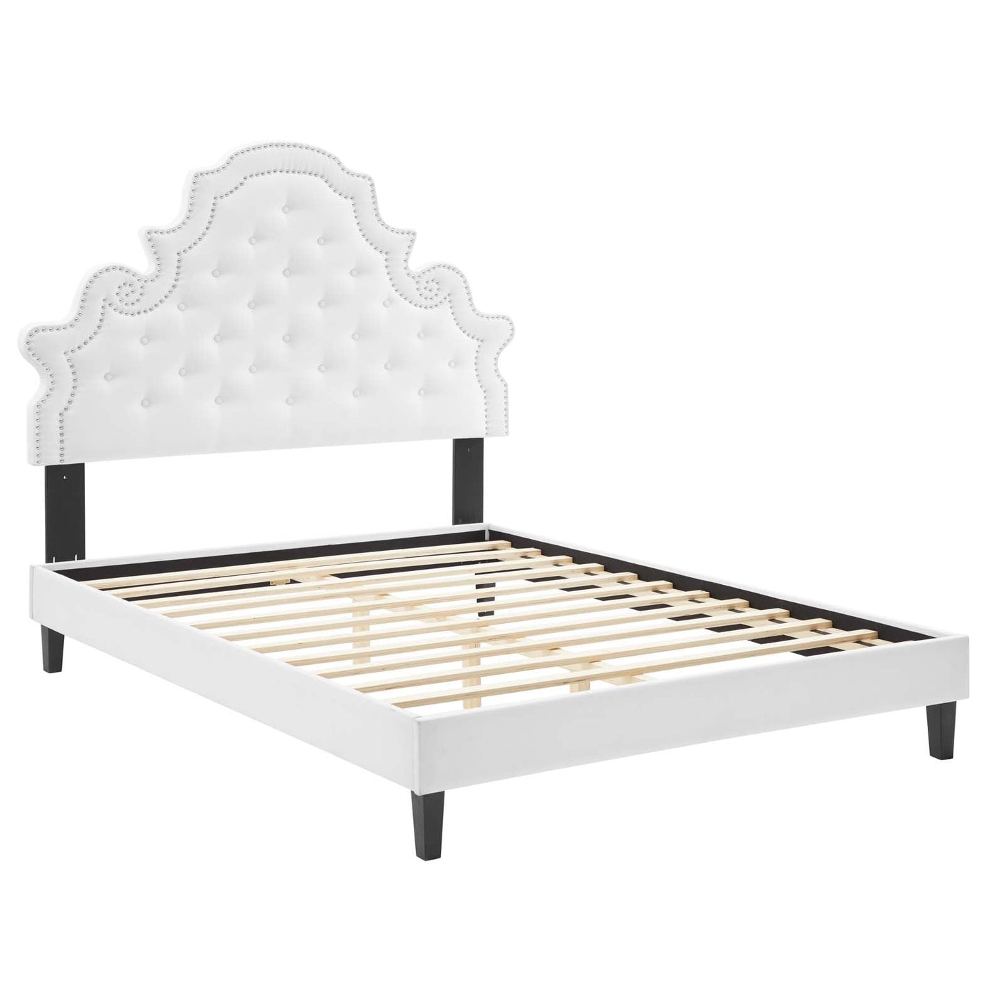 Modway Gwyneth Tufted Performance Velvet Twin Platform Bed | Beds | Modishstore-52