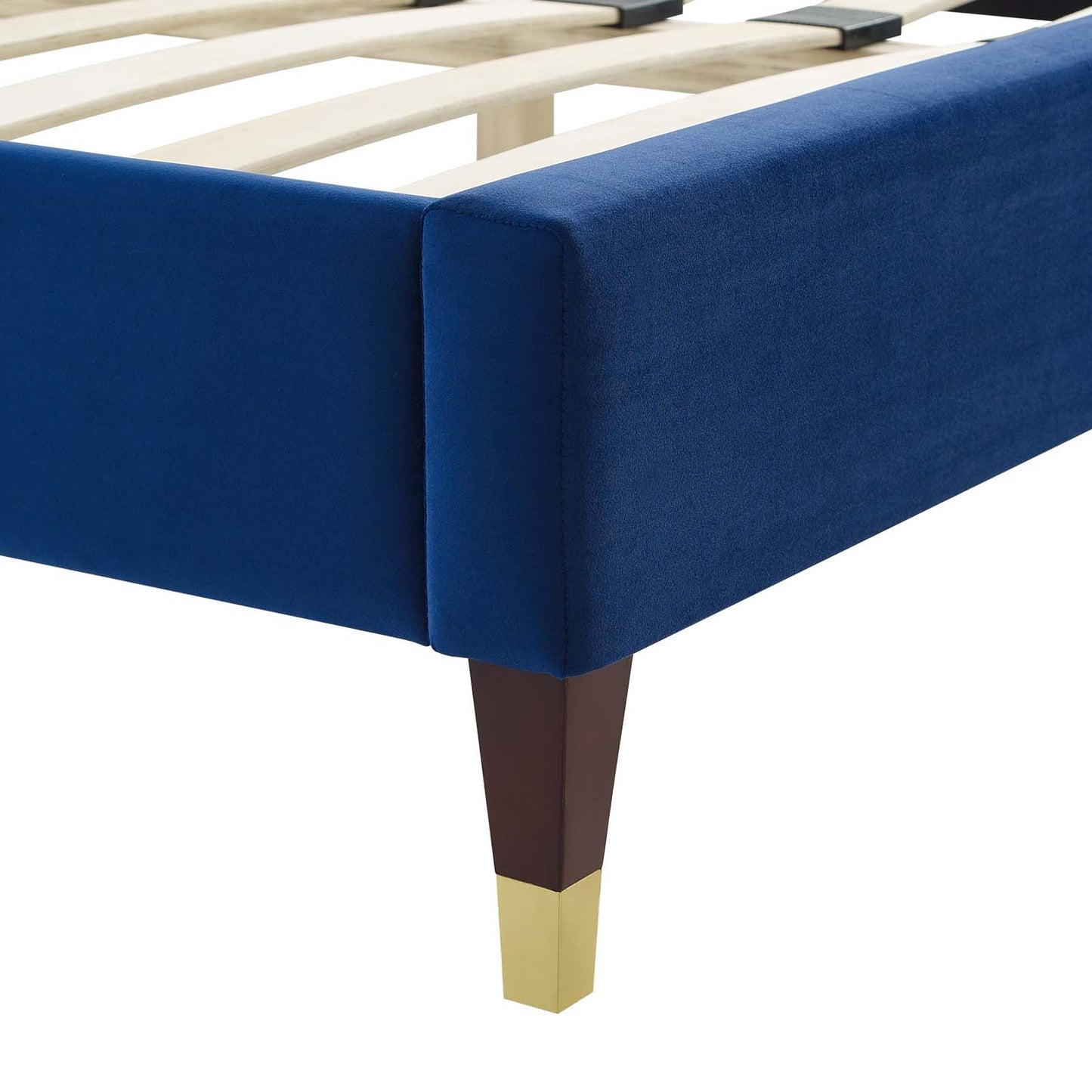 Modway Gwyneth Tufted Performance Velvet King Platform Bed | Beds | Modishstore-32