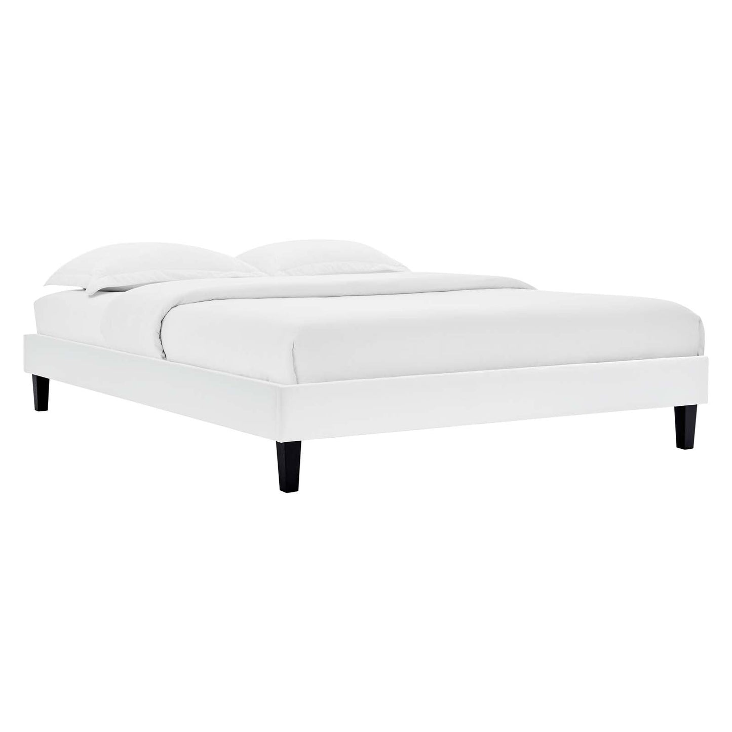 Amber Performance Velvet Queen Platform Bed By Modway - MOD-6777 | Beds - 107