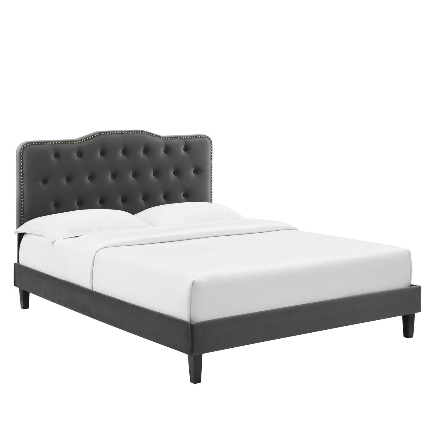 Amber Performance Velvet Twin Platform Bed By Modway - MOD-6780 | Beds