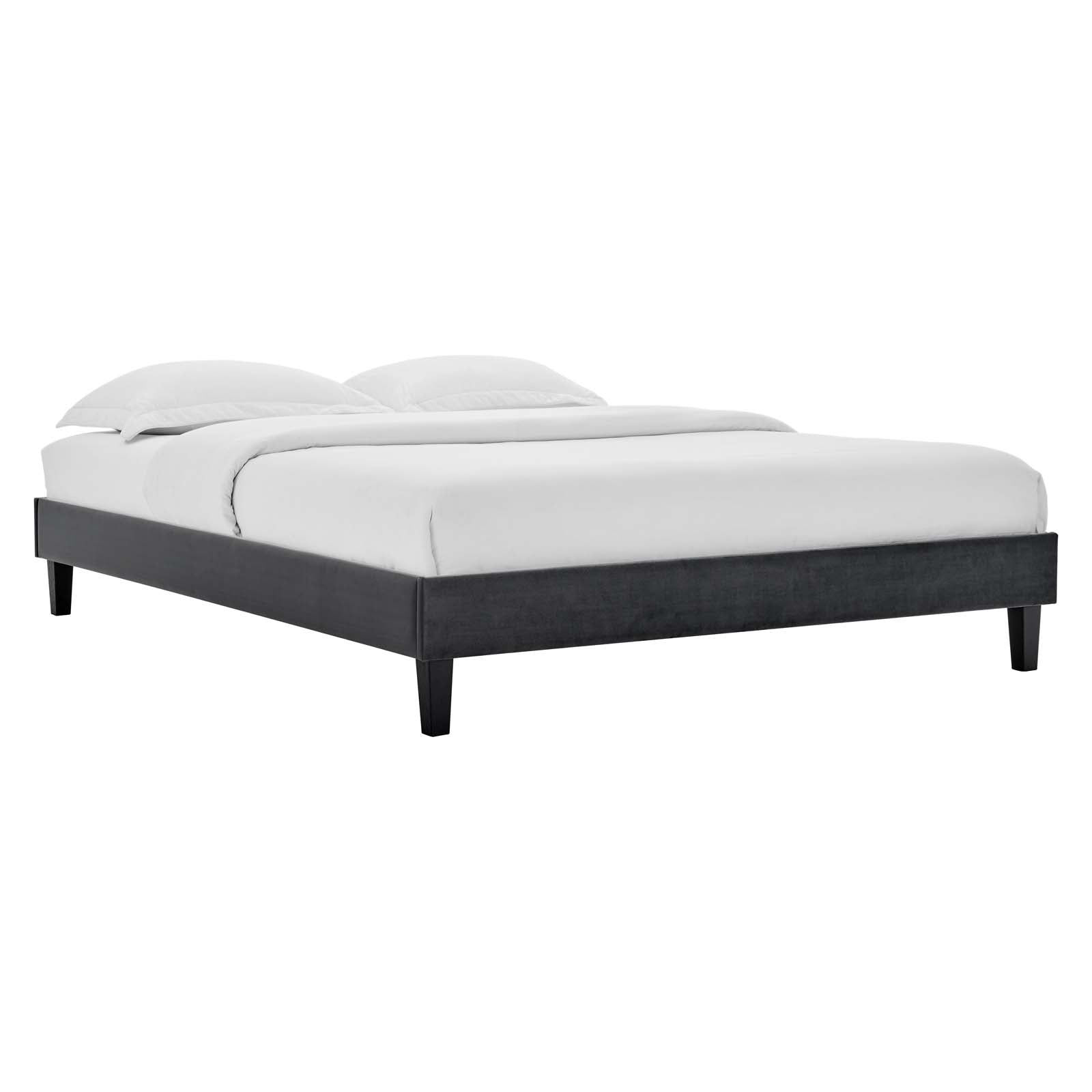 Amber Performance Velvet Twin Platform Bed By Modway - MOD-6780 | Beds - 10
