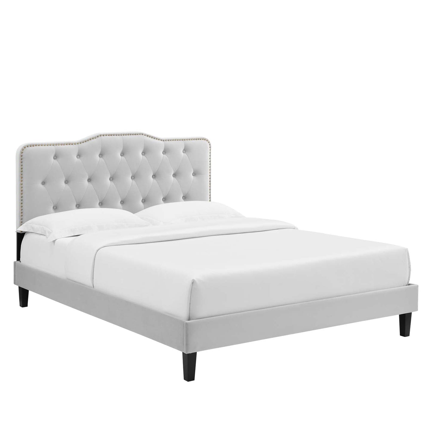 Amber Performance Velvet Twin Platform Bed By Modway - MOD-6780 | Beds - 29