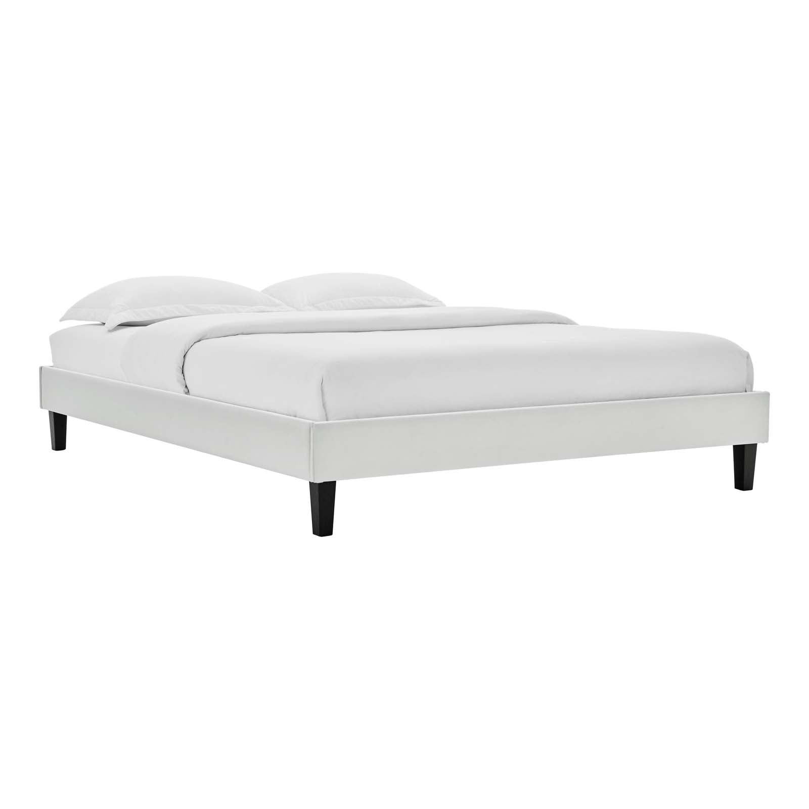 Amber Performance Velvet Twin Platform Bed By Modway - MOD-6780 | Beds - 38