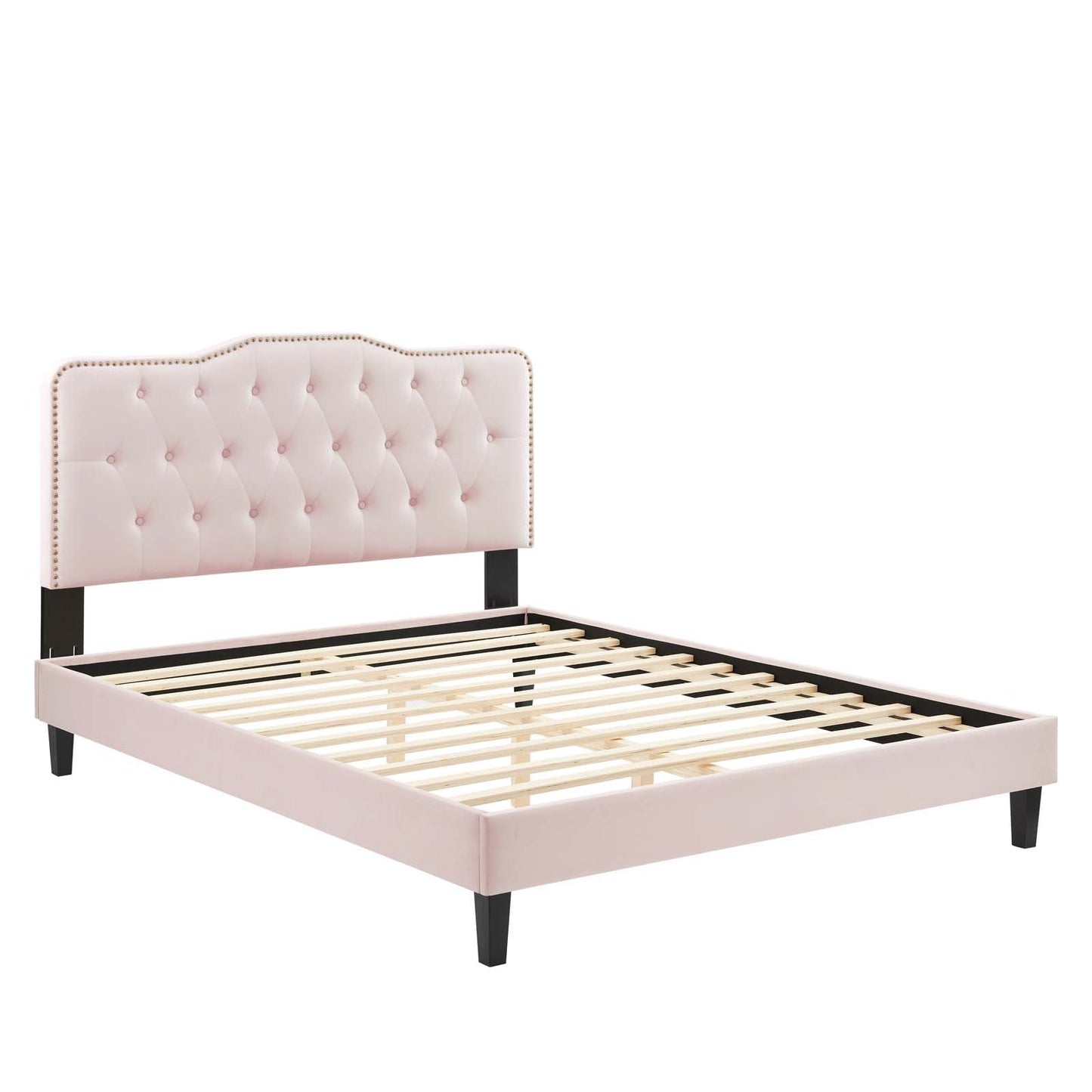 Amber Performance Velvet Twin Platform Bed By Modway - MOD-6780 | Beds - 78