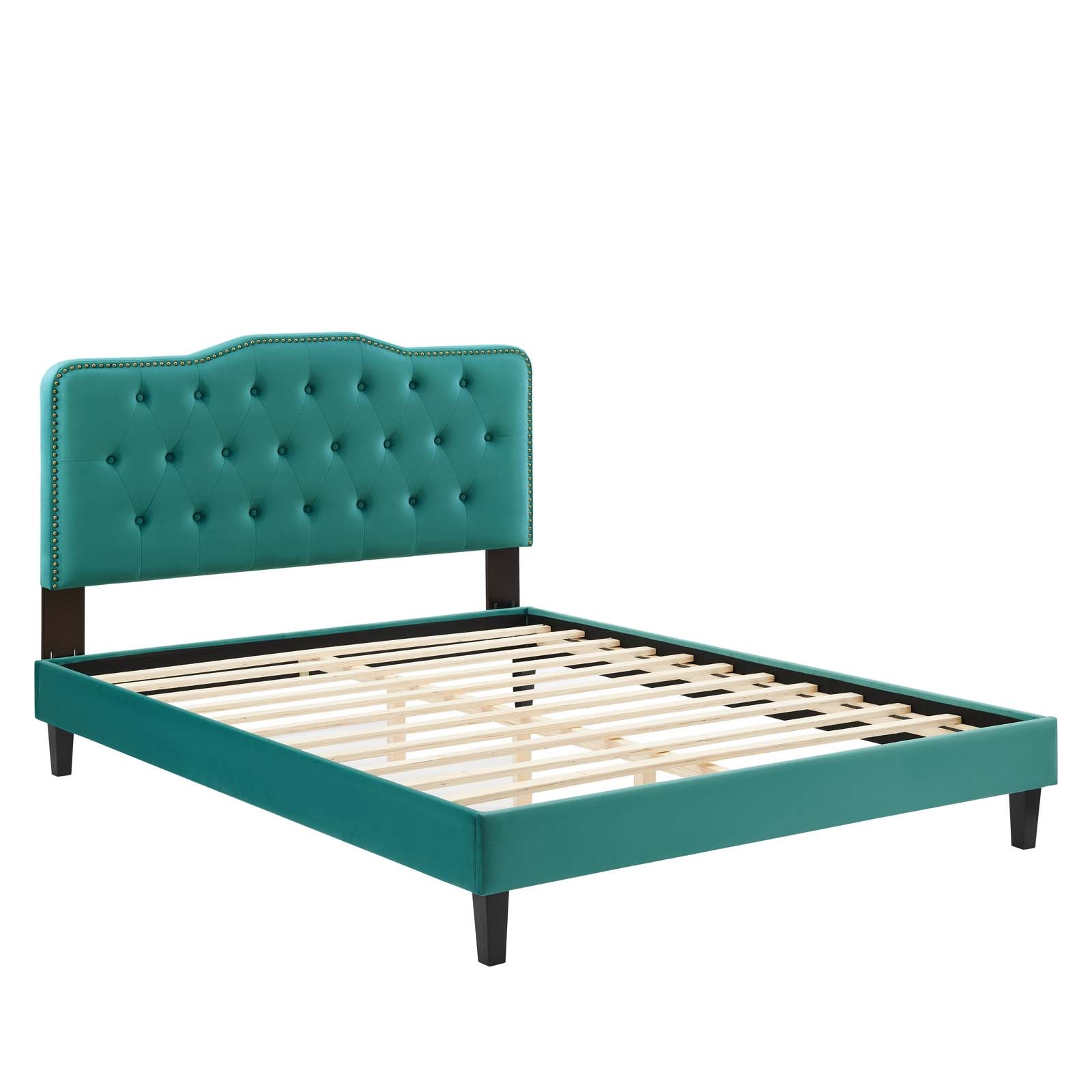 Amber Performance Velvet Twin Platform Bed By Modway - MOD-6780 | Beds - 92