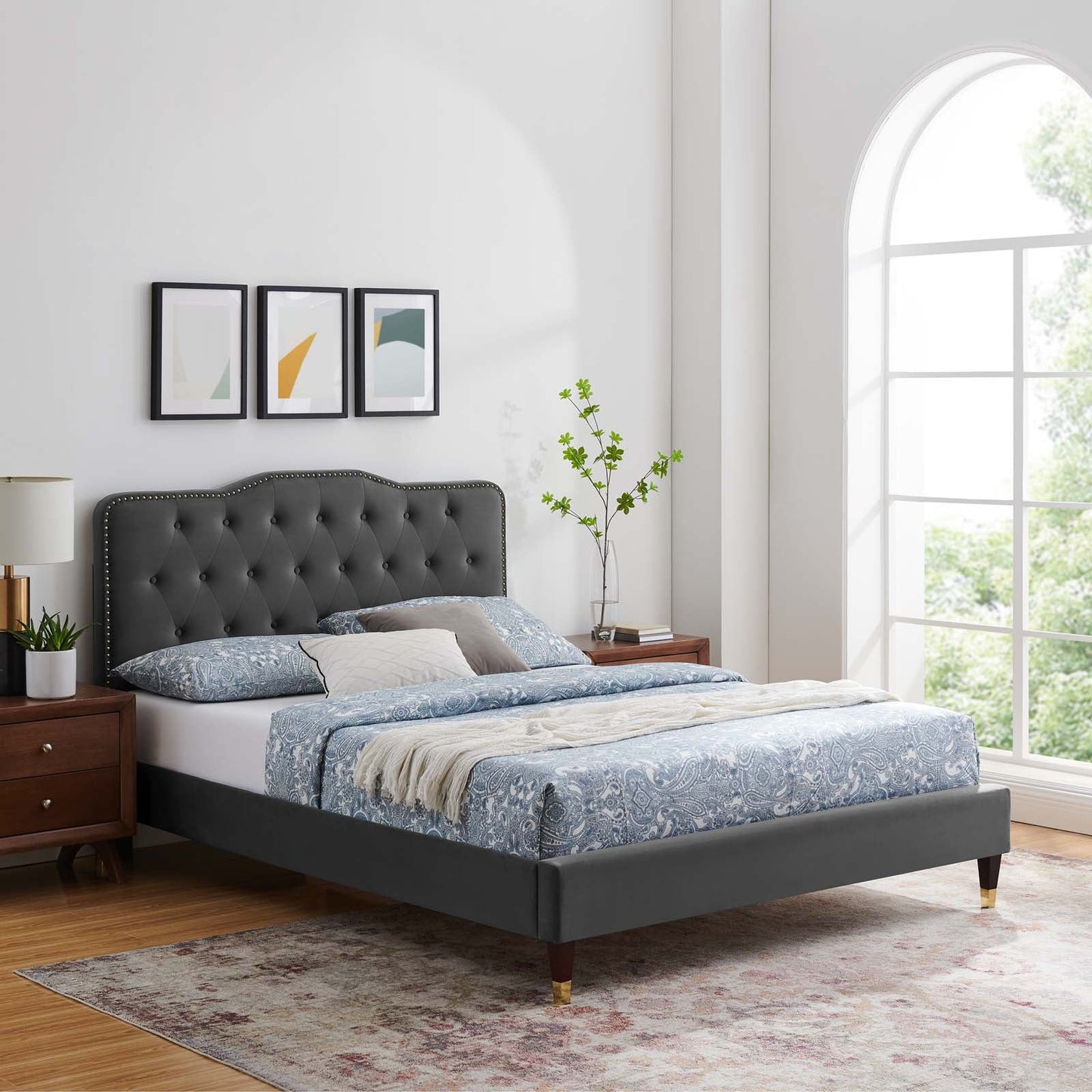 Amber King Platform Bed By Modway - MOD-6785 | Beds - 8