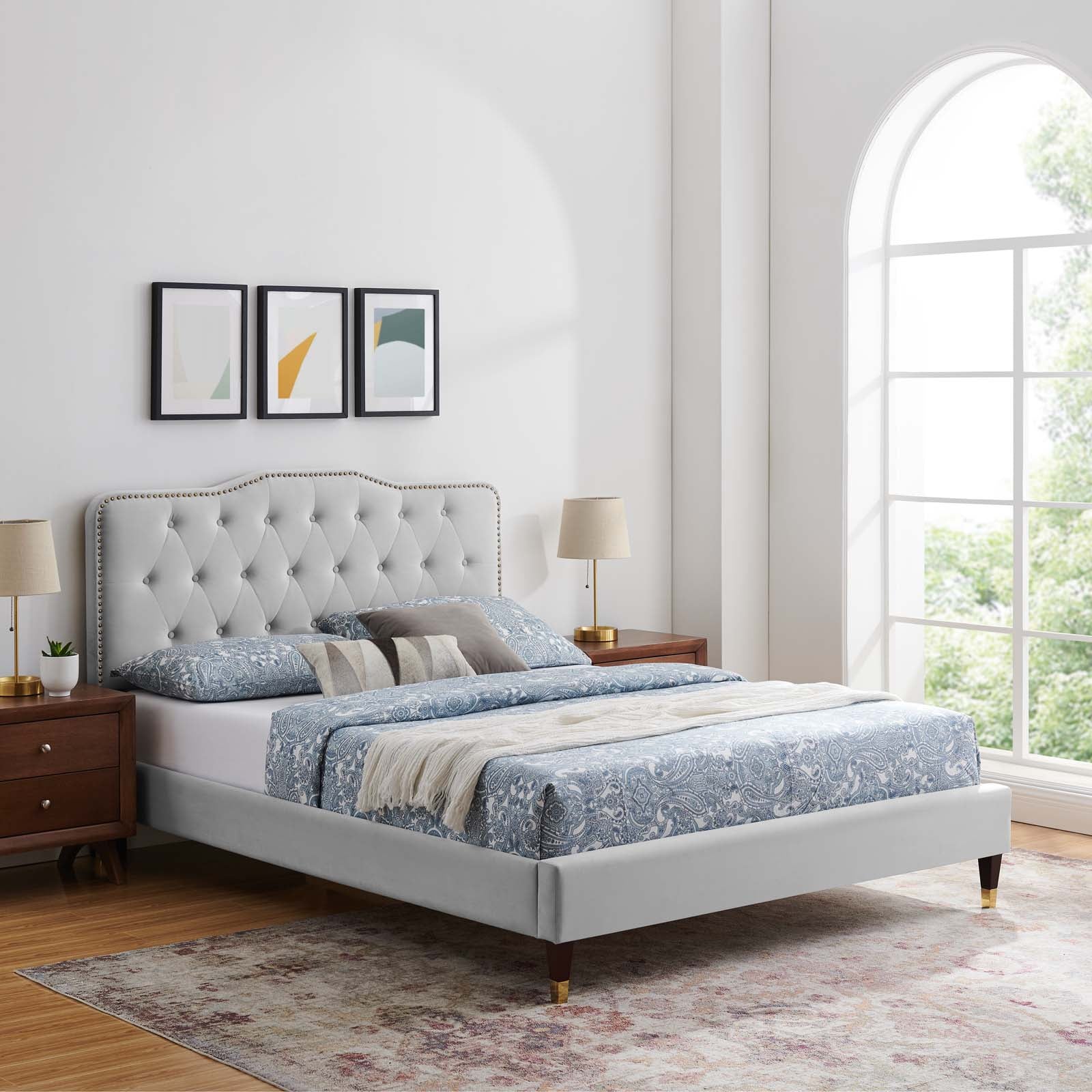 Amber King Platform Bed By Modway - MOD-6785 | Beds - 36