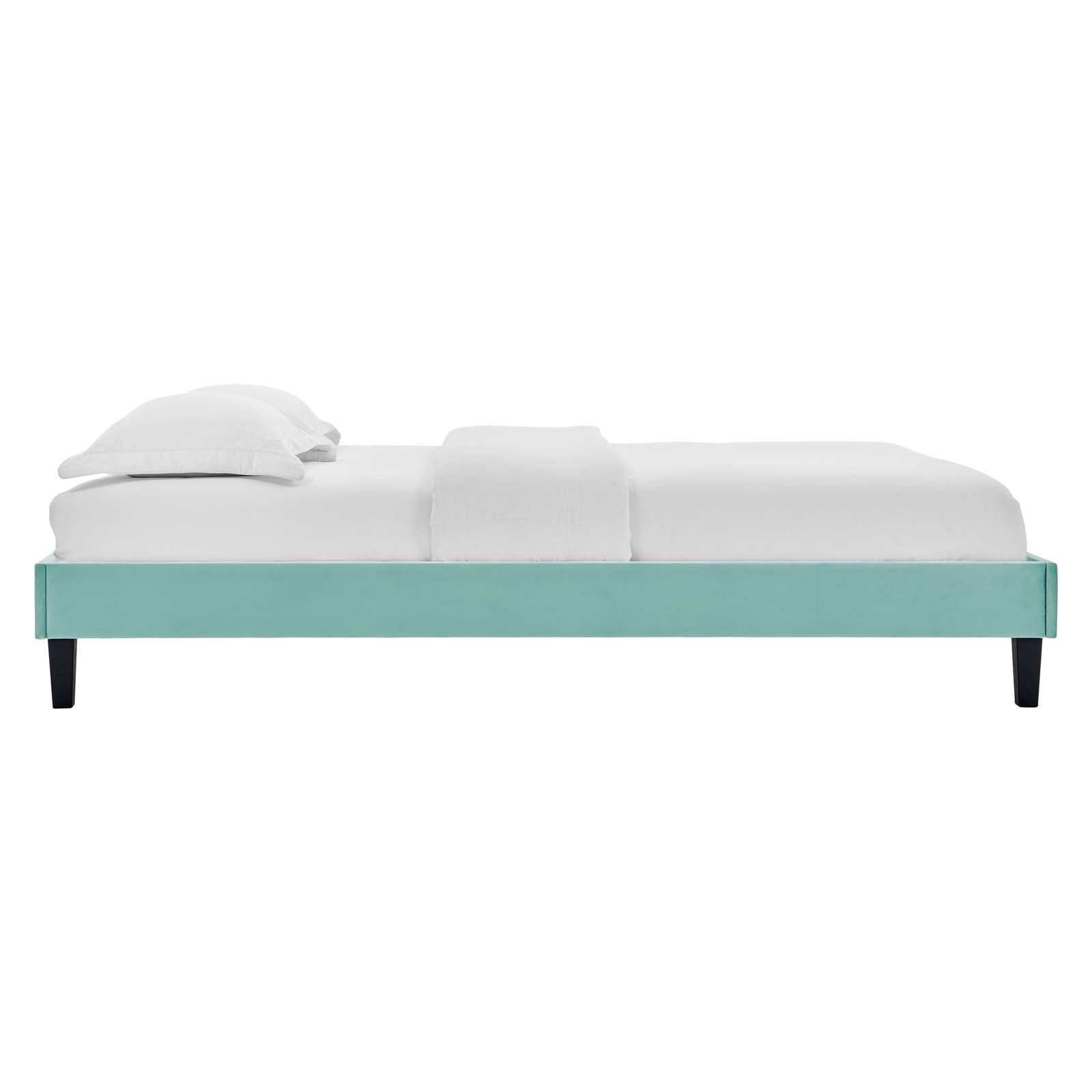 Amber Tufted Performance Velvet King Platform Bed By Modway - MOD-6786 | Beds - 53