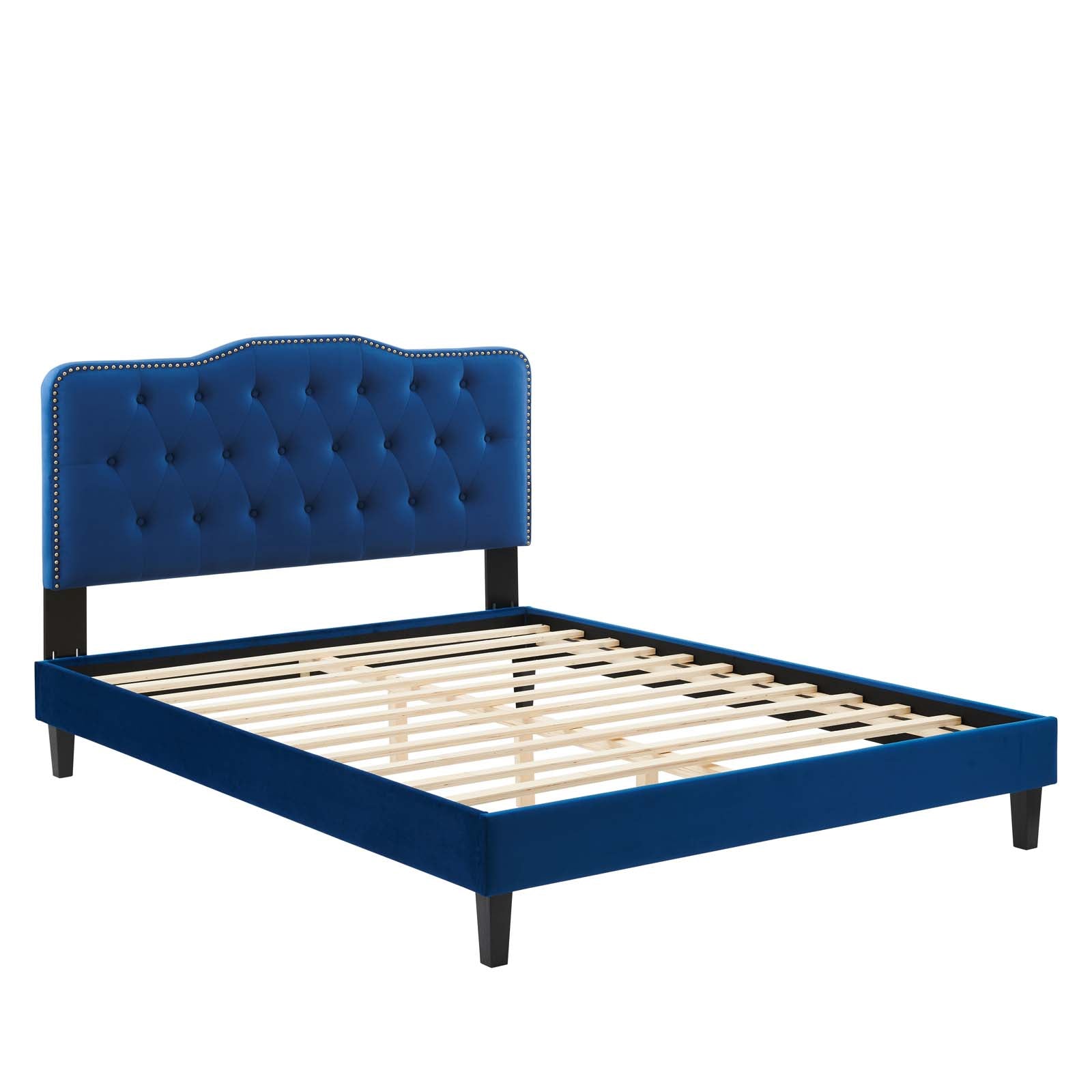 Amber Tufted Performance Velvet King Platform Bed By Modway - MOD-6786 | Beds - 64