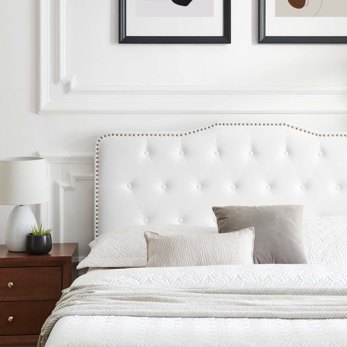 Amber Tufted Performance Velvet King Platform Bed By Modway - MOD-6786 | Beds - 100