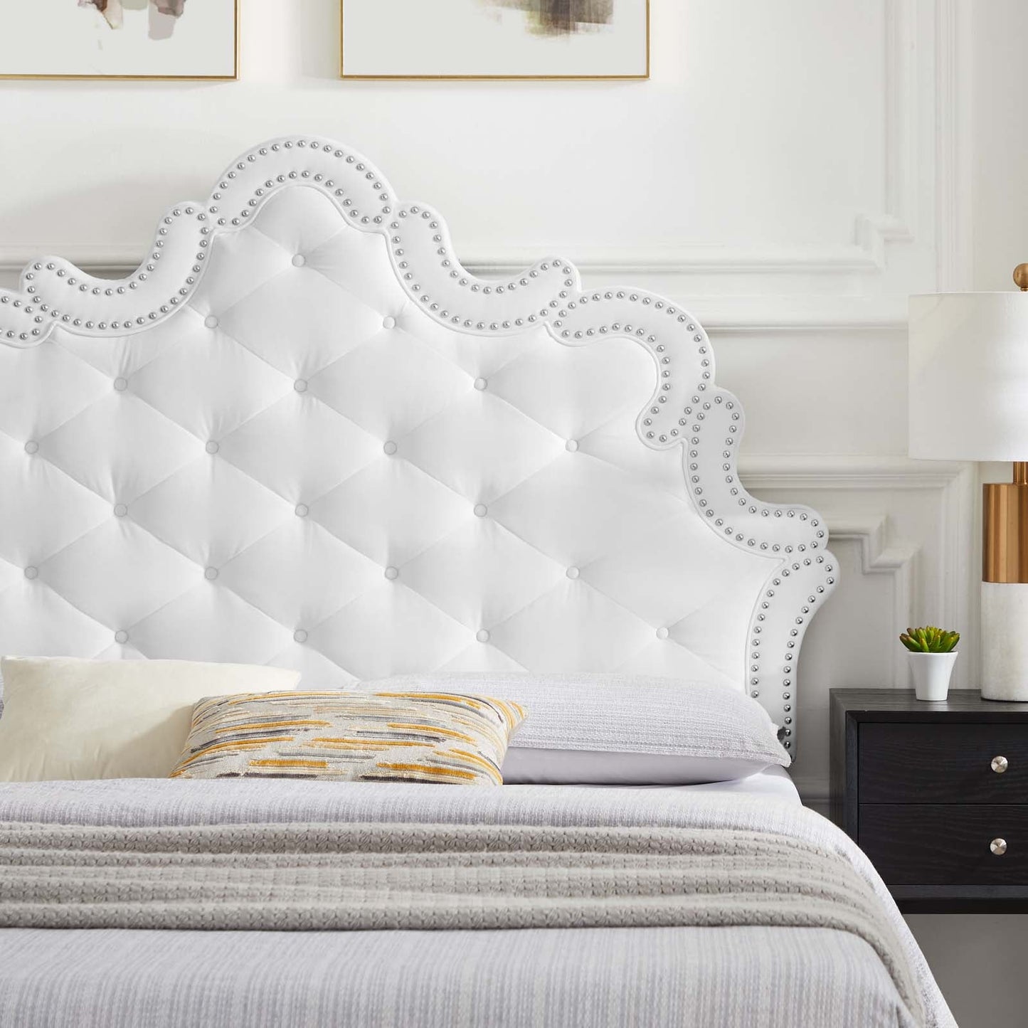 Sasha Button-Tufted Performance Velvet Twin Bed By Modway - MOD-6787 | Beds | Modishstore - 35