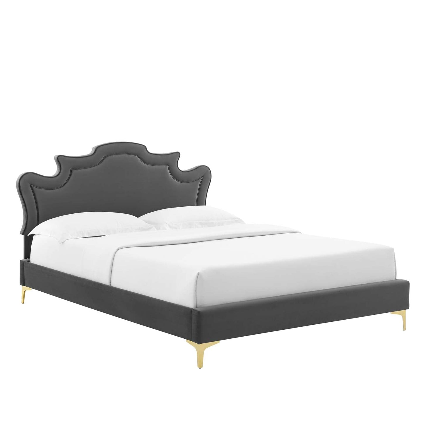 Neena Performance Velvet Twin Bed By Modway - MOD-6790 | Beds | Modishstore
