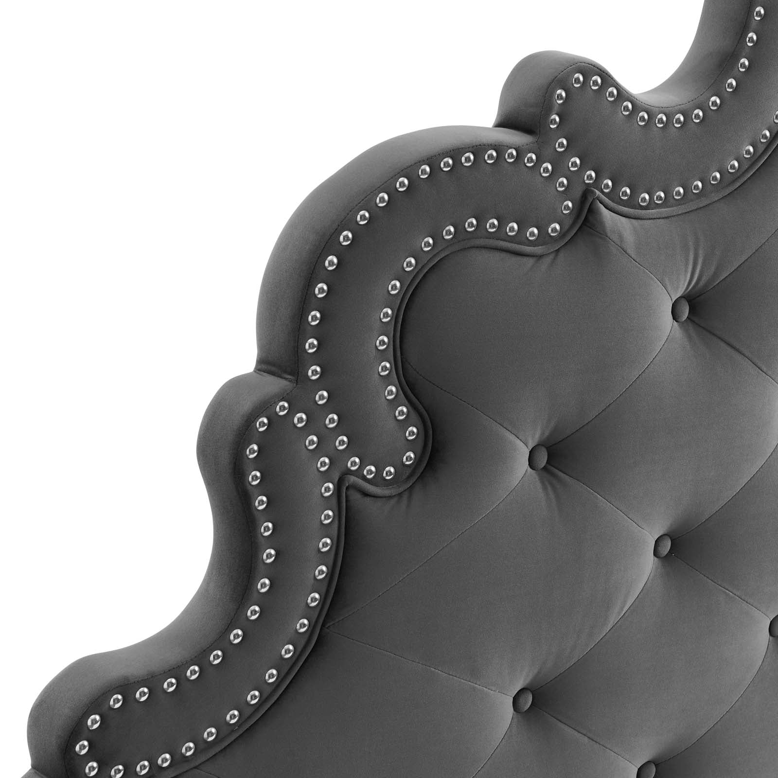 Sasha Button-Tufted Performance Velvet Twin Bed By Modway - MOD-6792 | Beds | Modishstore - 9