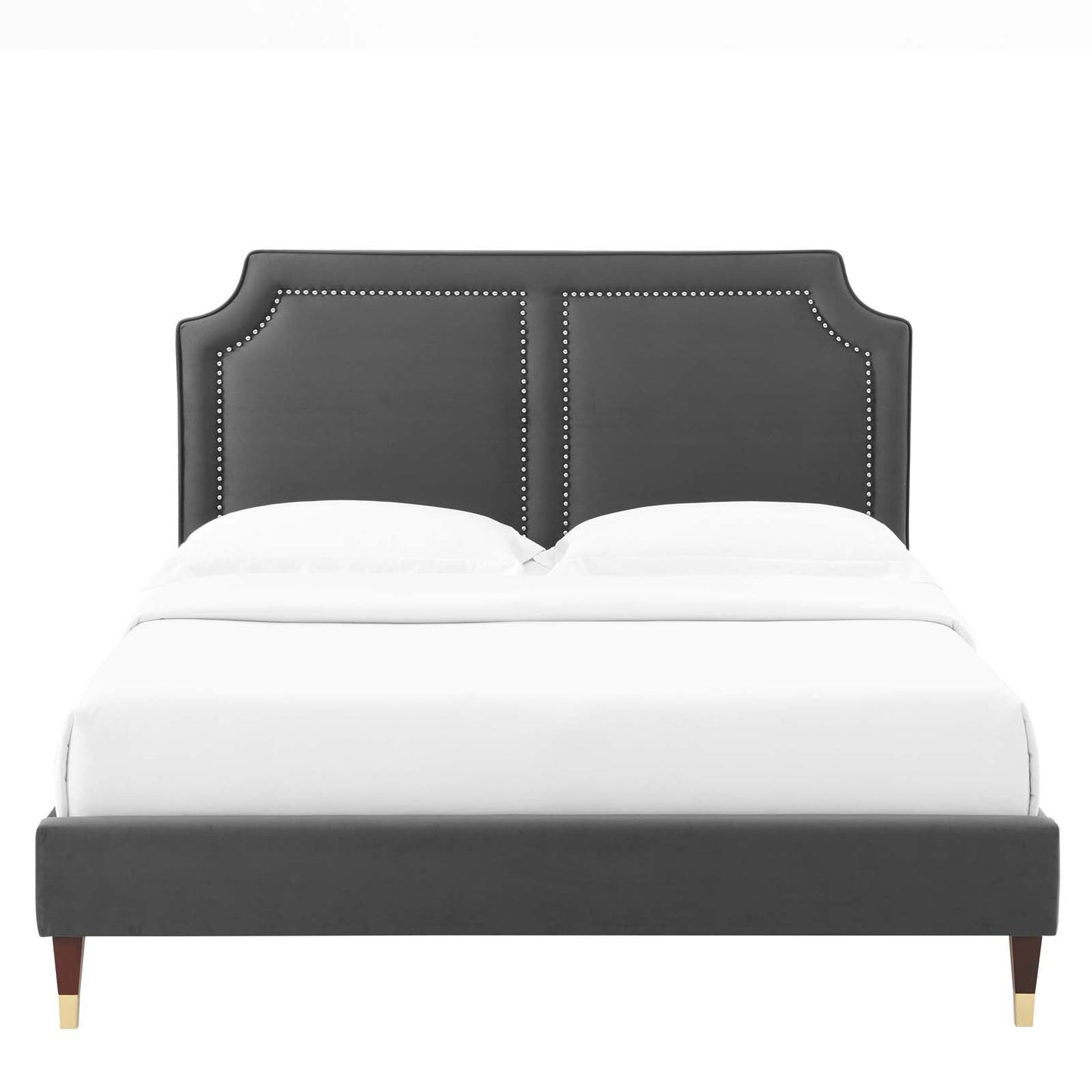 Novi Performance Velvet Twin Bed By Modway - MOD-6793 | Beds | Modishstore - 7