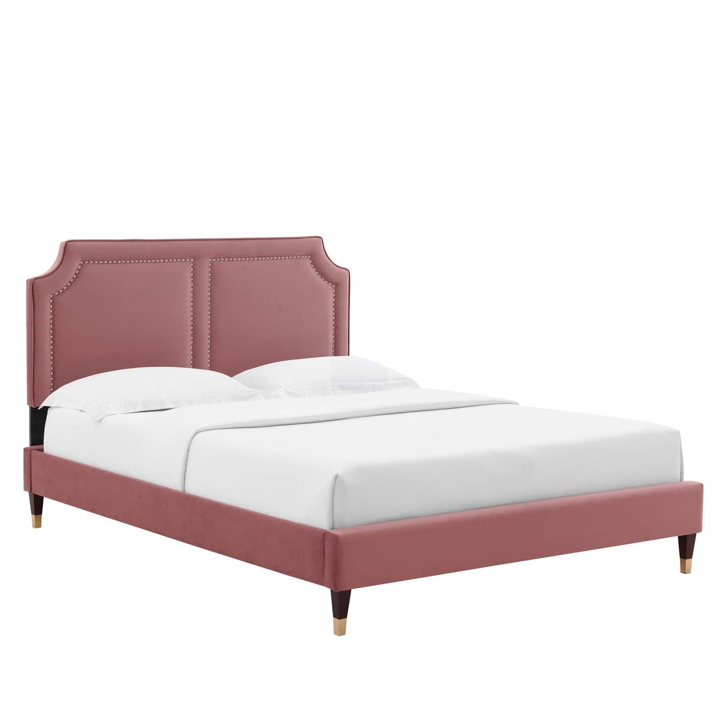 Novi Performance Velvet Twin Bed By Modway - MOD-6793 | Beds | Modishstore - 12