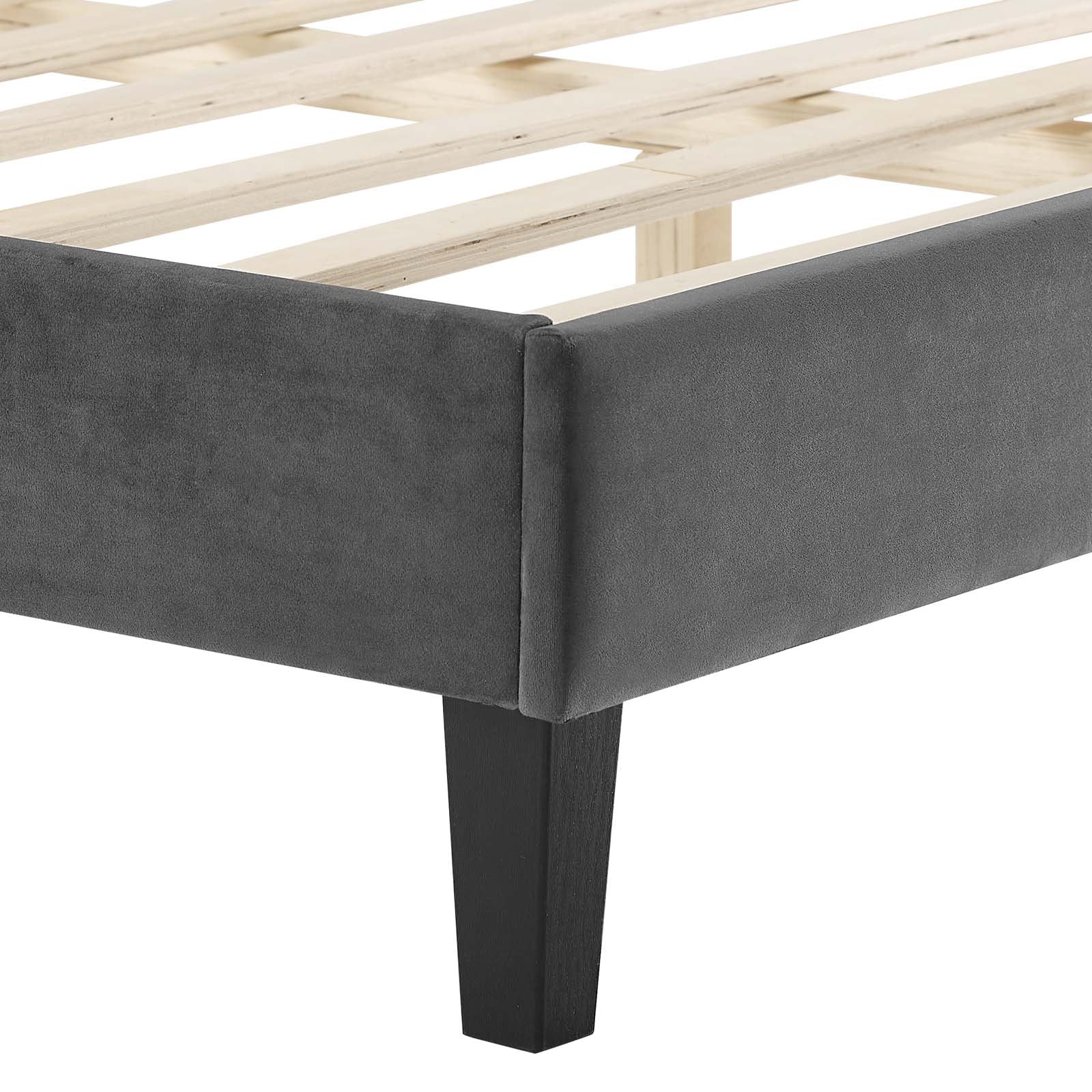 Sasha Button-Tufted Performance Velvet Twin Bed By Modway - MOD-6797 | Beds | Modishstore - 8