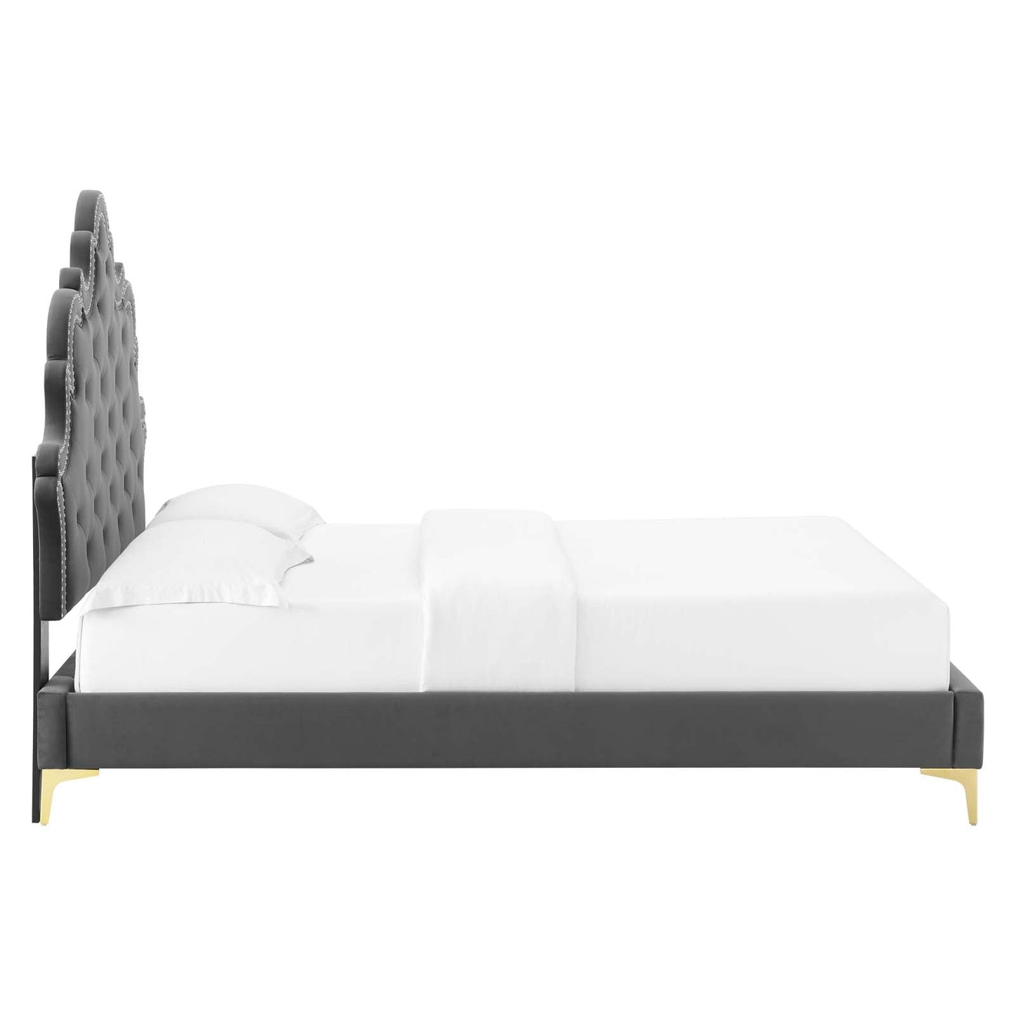Sasha Button-Tufted Performance Velvet Full Bed By Modway - MOD-6802