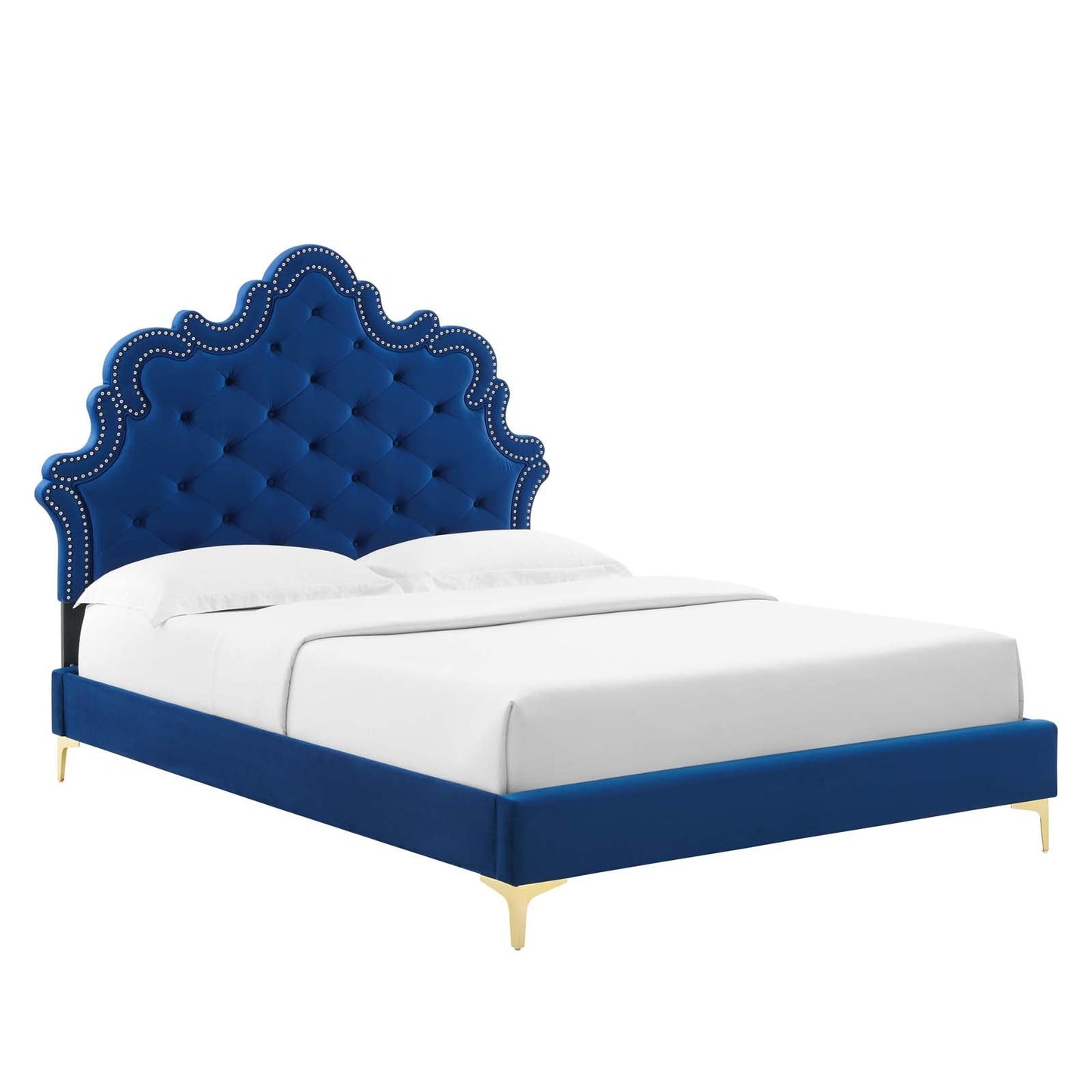Sasha Button-Tufted Performance Velvet Full Bed By Modway - MOD-6802 | Beds | Modishstore - 23