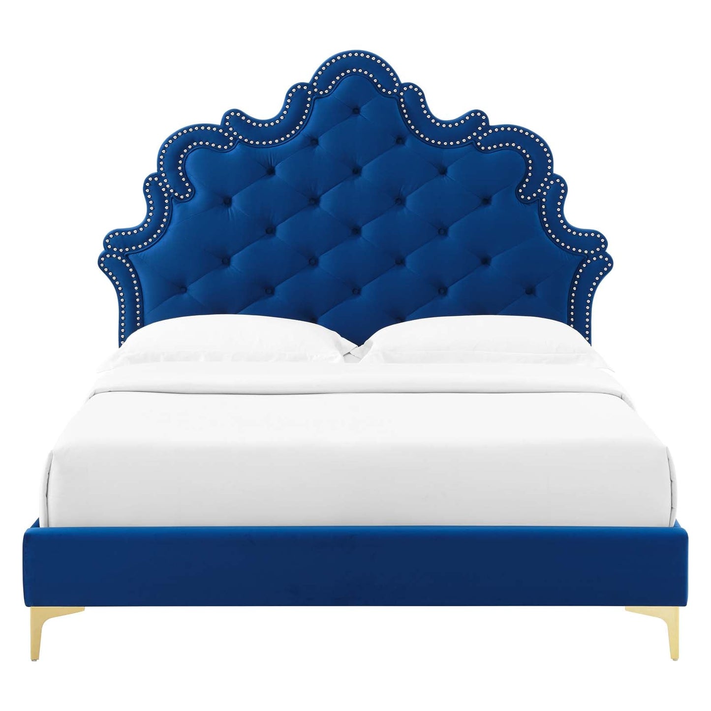 Sasha Button-Tufted Performance Velvet Full Bed By Modway - MOD-6802 | Beds | Modishstore - 29