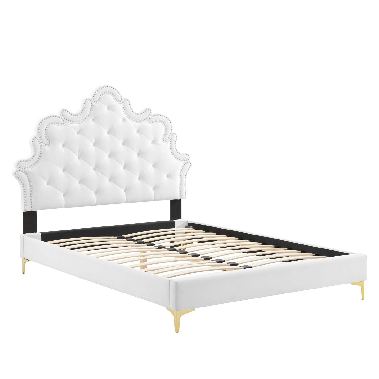 Sasha Button-Tufted Performance Velvet Full Bed By Modway - MOD-6802 | Beds | Modishstore - 38