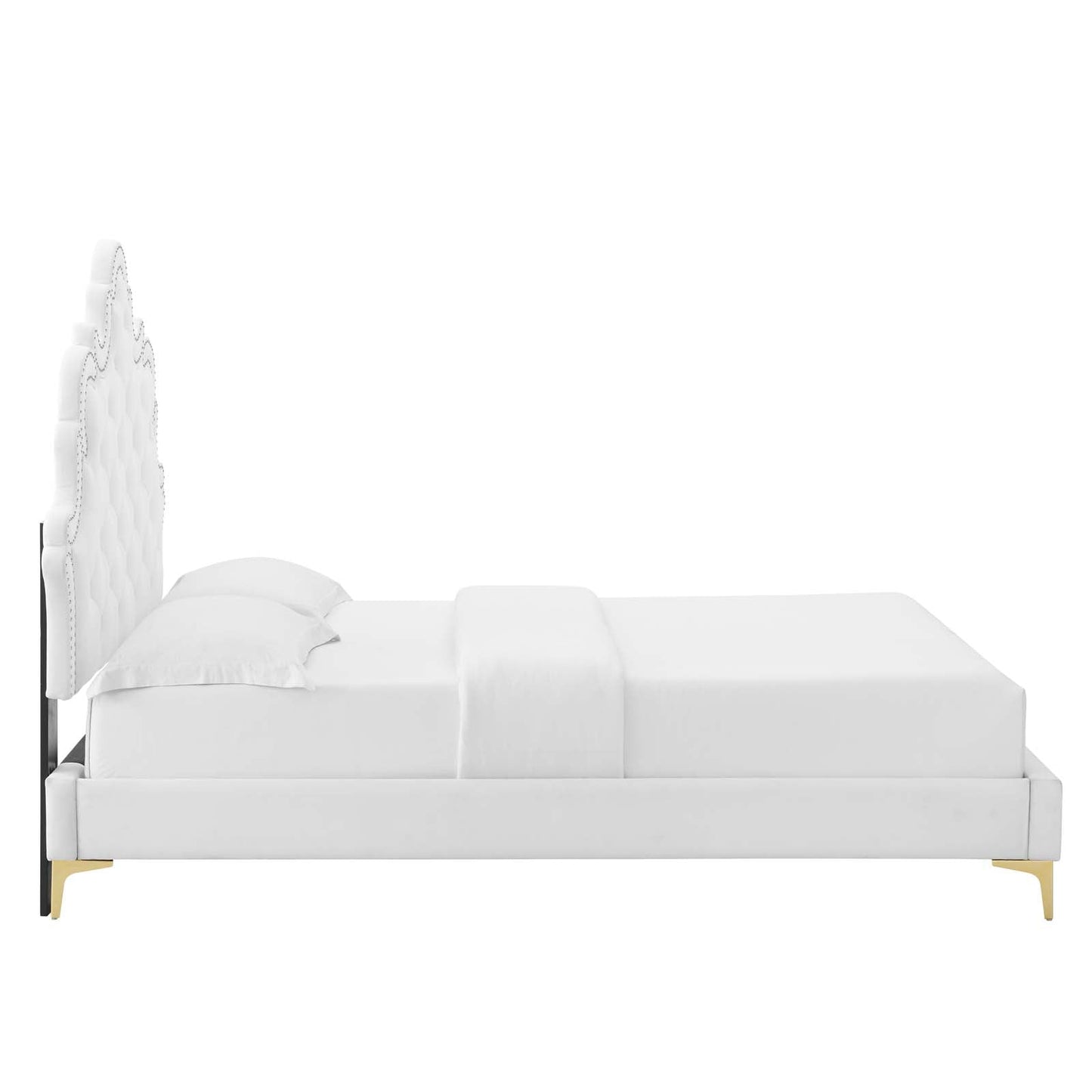 Sasha Button-Tufted Performance Velvet Full Bed By Modway - MOD-6802 | Beds | Modishstore - 39