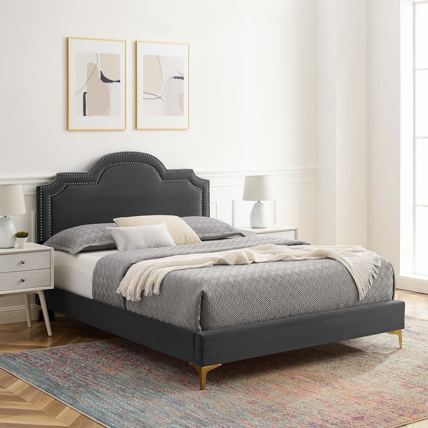 Aviana Performance Velvet Full Bed By Modway - MOD-6804 | Beds - 4