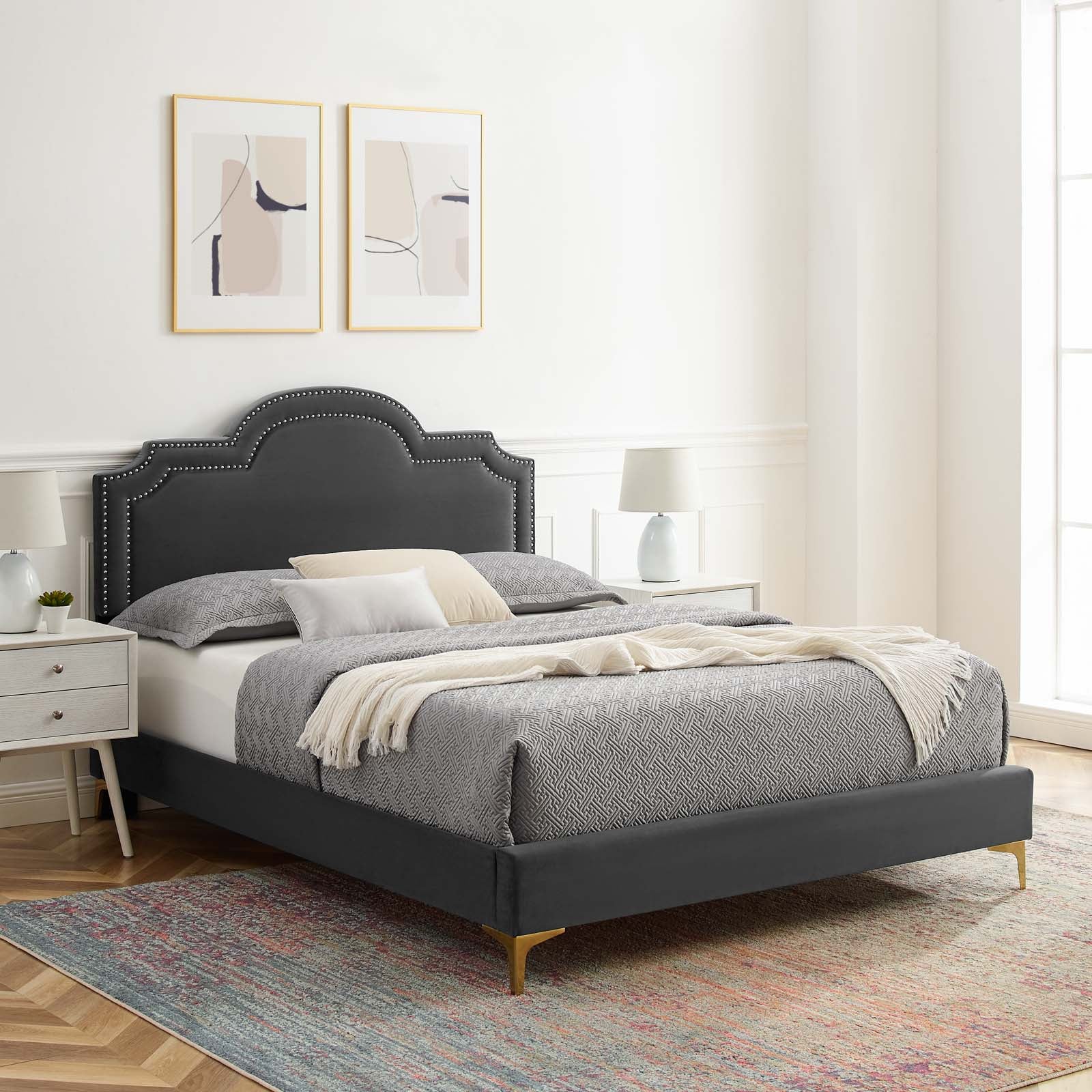 Aviana Performance Velvet Full Bed By Modway - MOD-6804 | Beds - 4