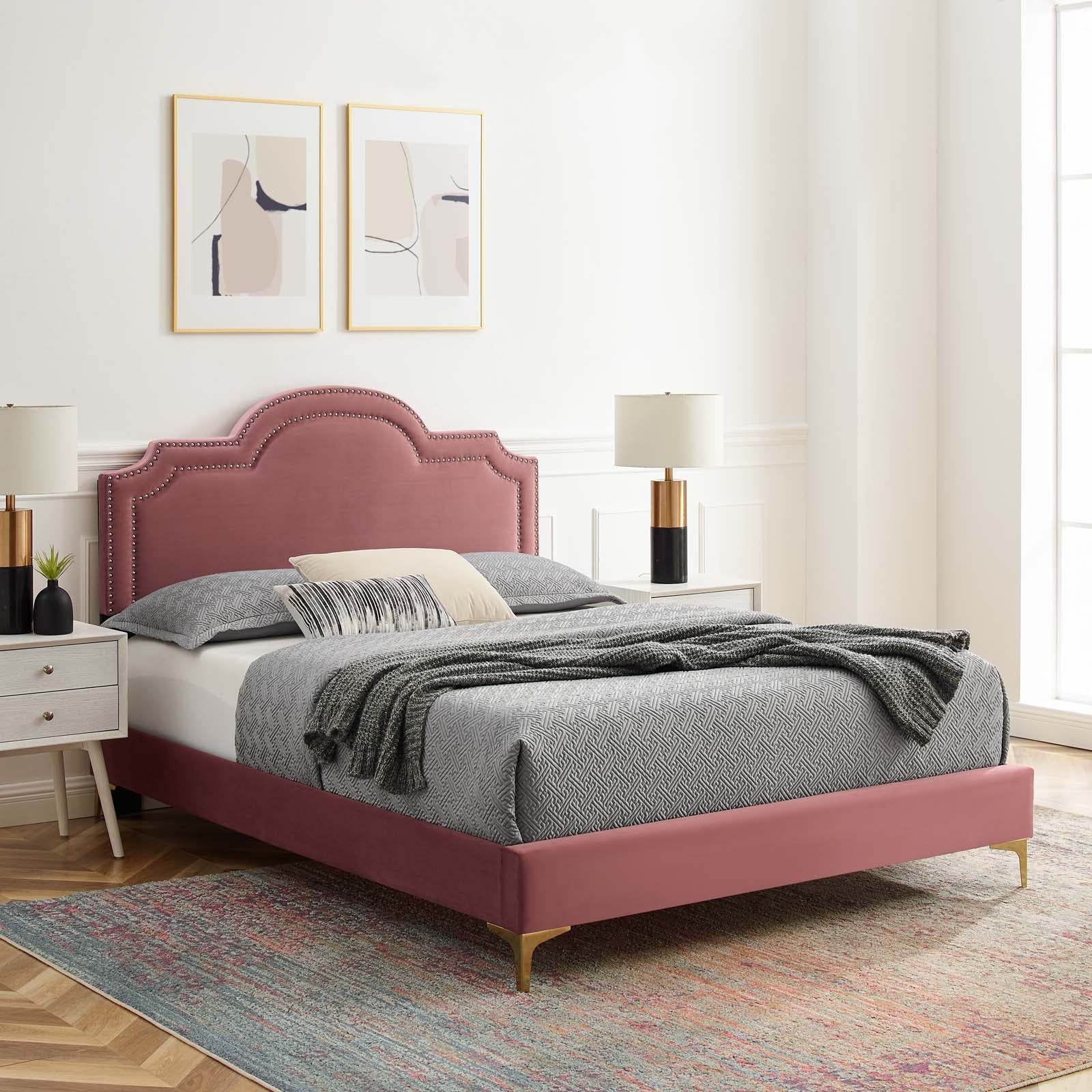 Aviana Performance Velvet Full Bed By Modway - MOD-6804 | Beds - 15