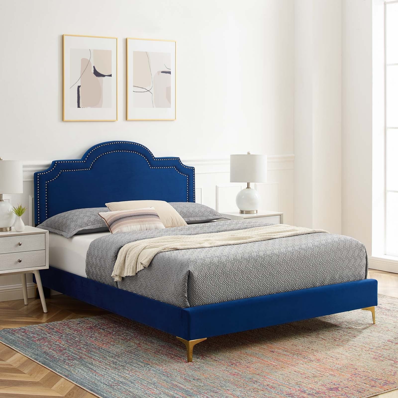 Aviana Performance Velvet Full Bed By Modway - MOD-6804 | Beds - 26