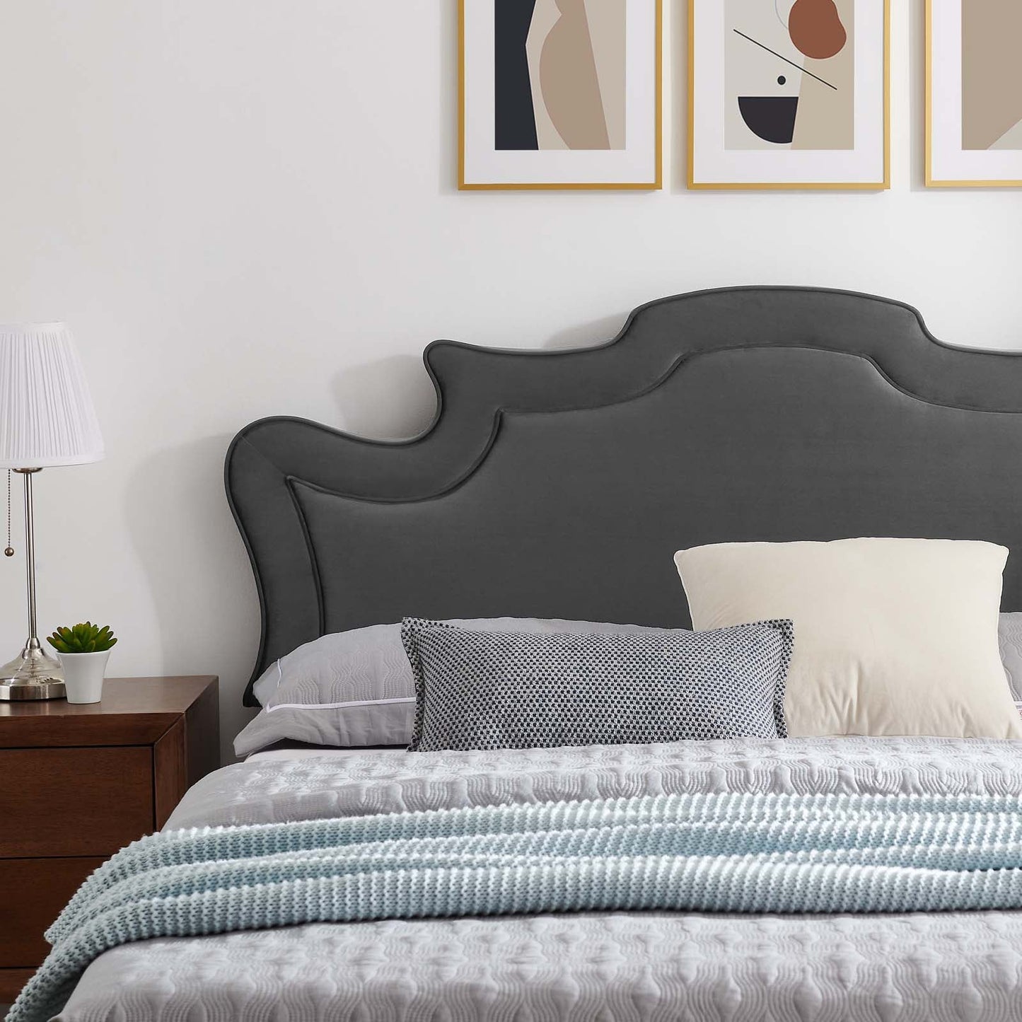 Neena Performance Velvet Full Bed By Modway - MOD-6805 | Beds | Modishstore - 2