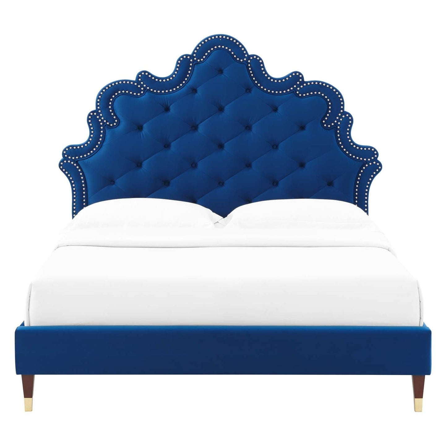 Sasha Button-Tufted Performance Velvet Full Bed By Modway - MOD-6807 | Beds | Modishstore - 29