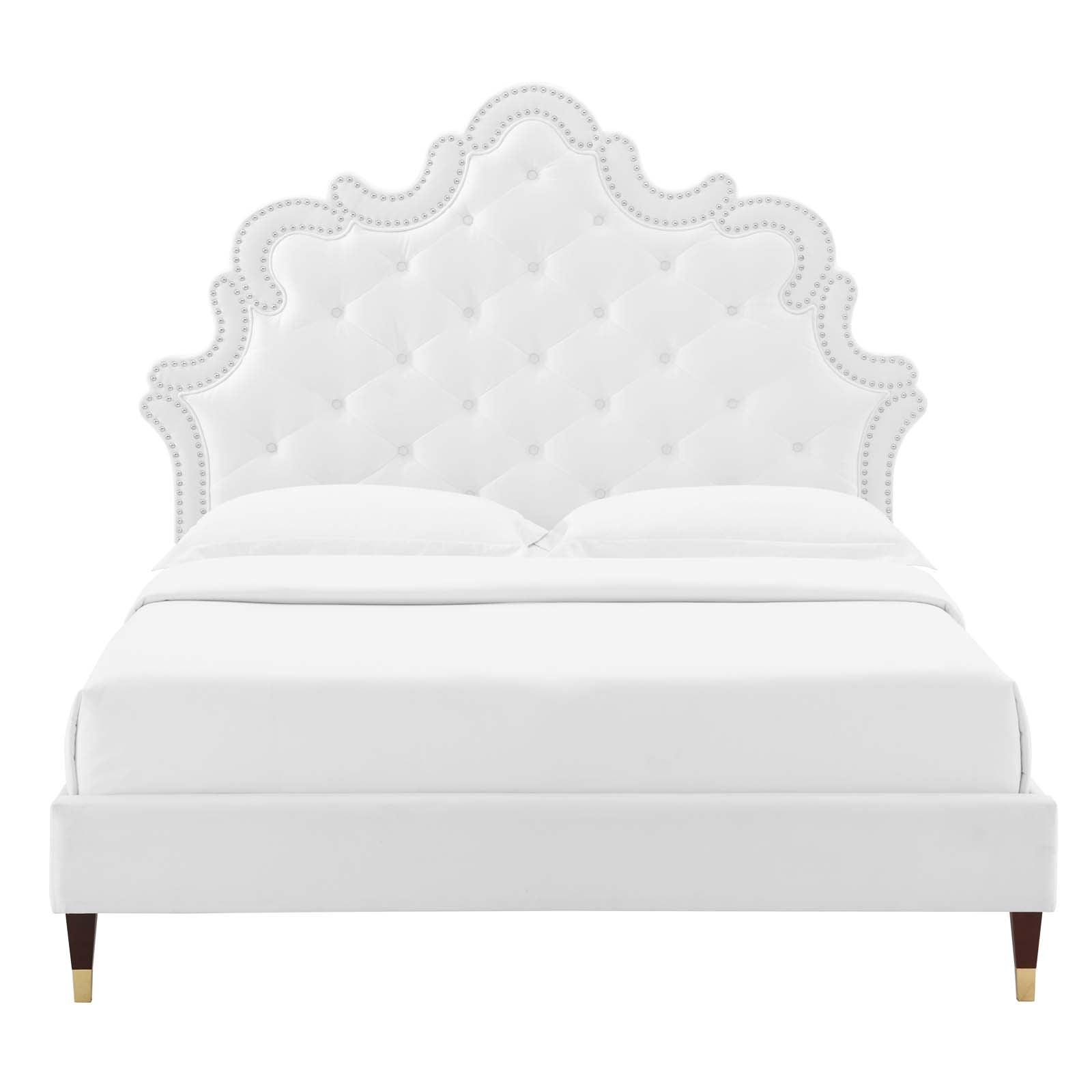 Sasha Button-Tufted Performance Velvet Full Bed By Modway - MOD-6807 | Beds | Modishstore - 40