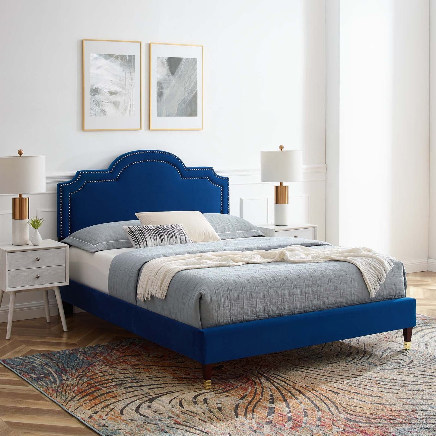 Aviana Performance Velvet Full Bed By Modway - MOD-6809 | Beds - 26