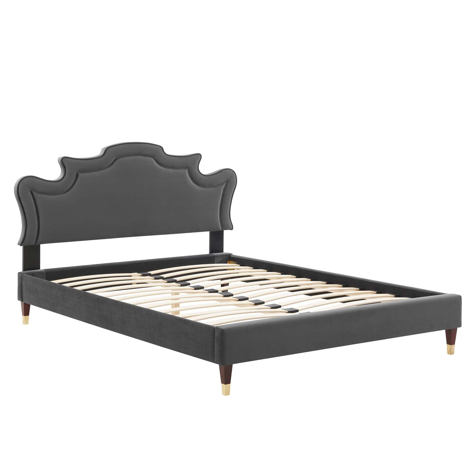 Neena Performance Velvet Full Bed By Modway - MOD-6810 | Beds | Modishstore - 5