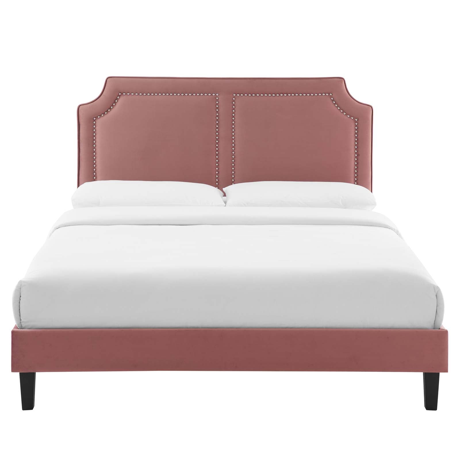 Novi Performance Velvet Full Bed By Modway - MOD-6813 | Beds | Modishstore - 18