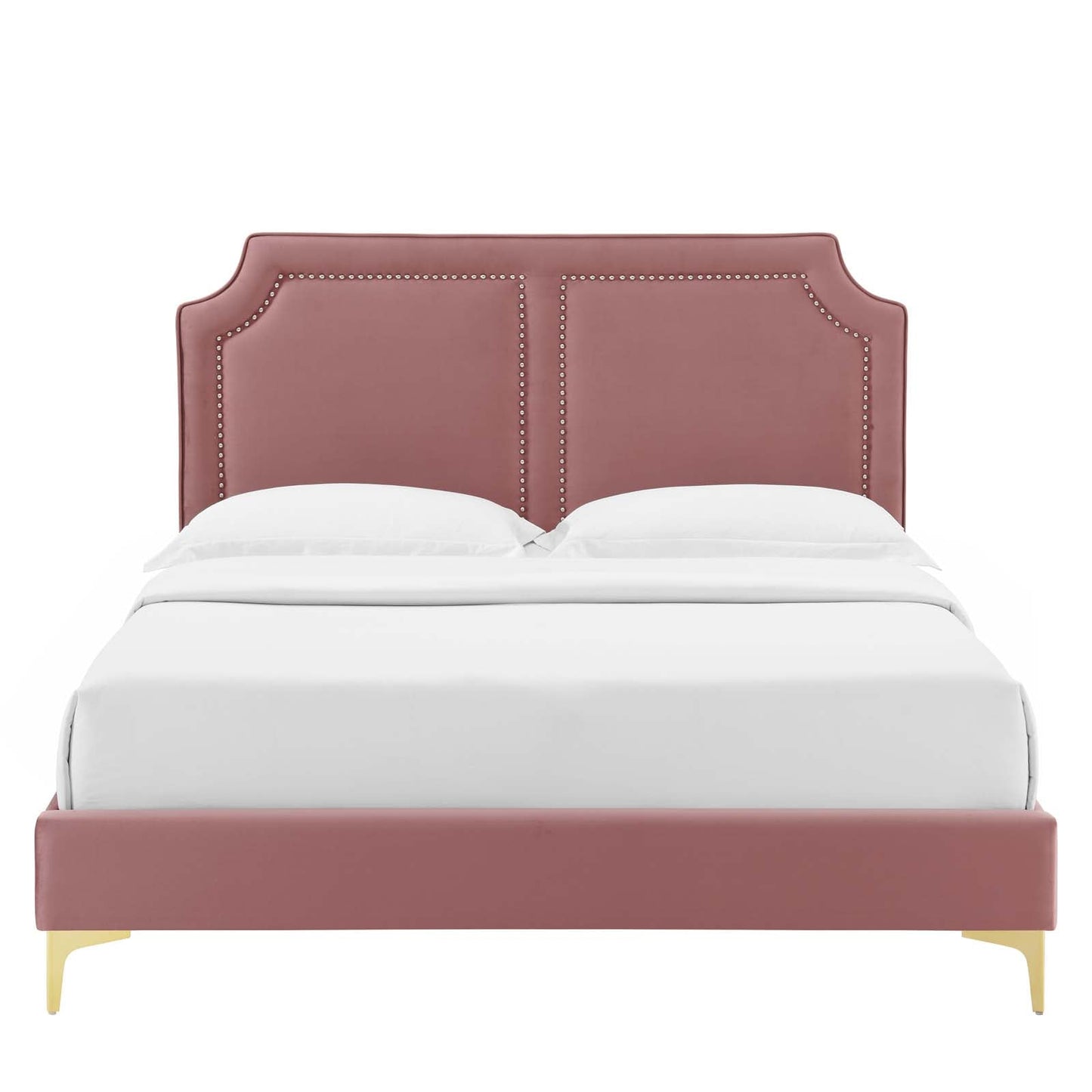Novi Performance Velvet Queen Bed By Modway - MOD-6818 | Beds | Modishstore - 18