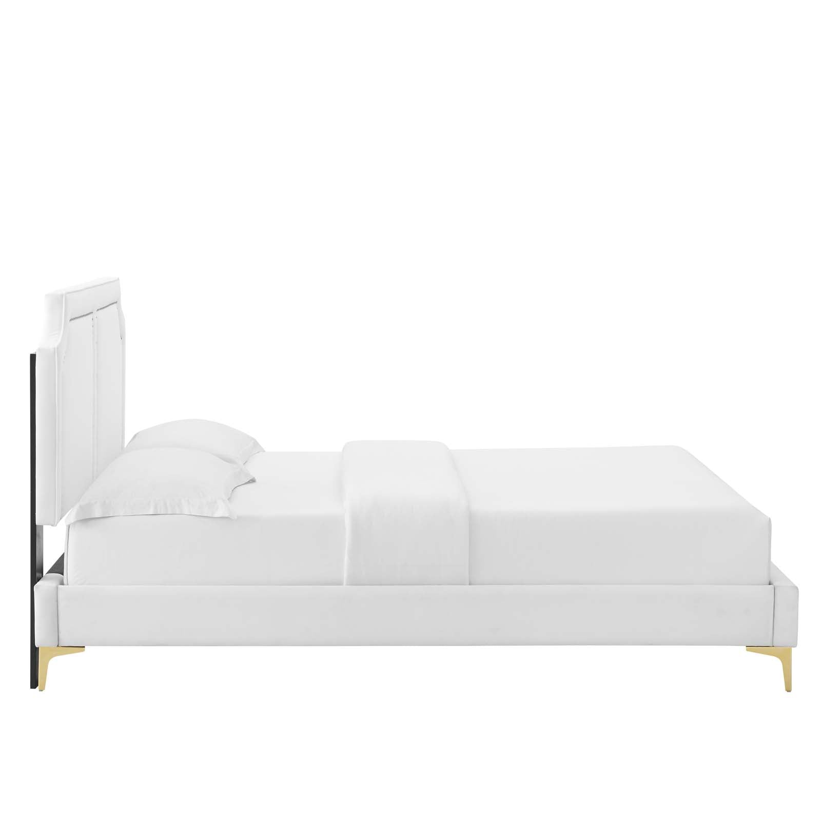 Novi Performance Velvet Queen Bed By Modway - MOD-6818 | Beds | Modishstore - 39