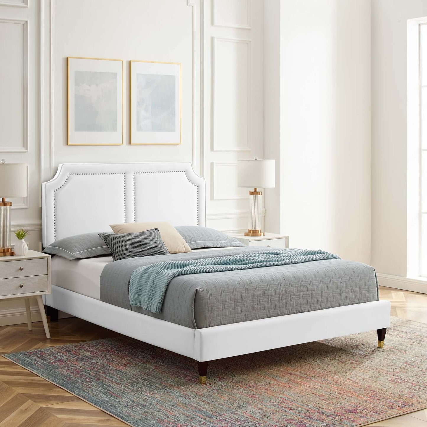 Novi Performance Velvet Queen Bed By Modway - MOD-6823 | Beds | Modishstore - 34