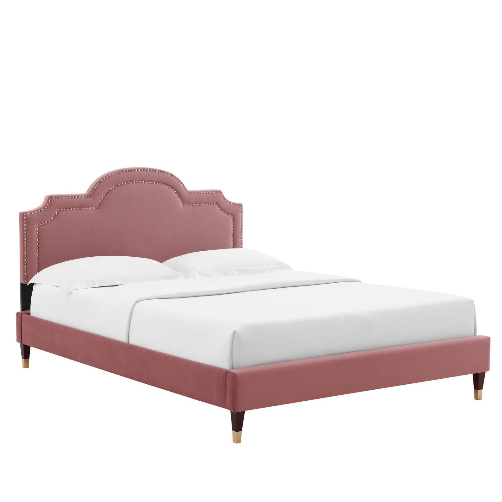 Aviana Performance Velvet Queen Bed By Modway - MOD-6824 | Beds - 13