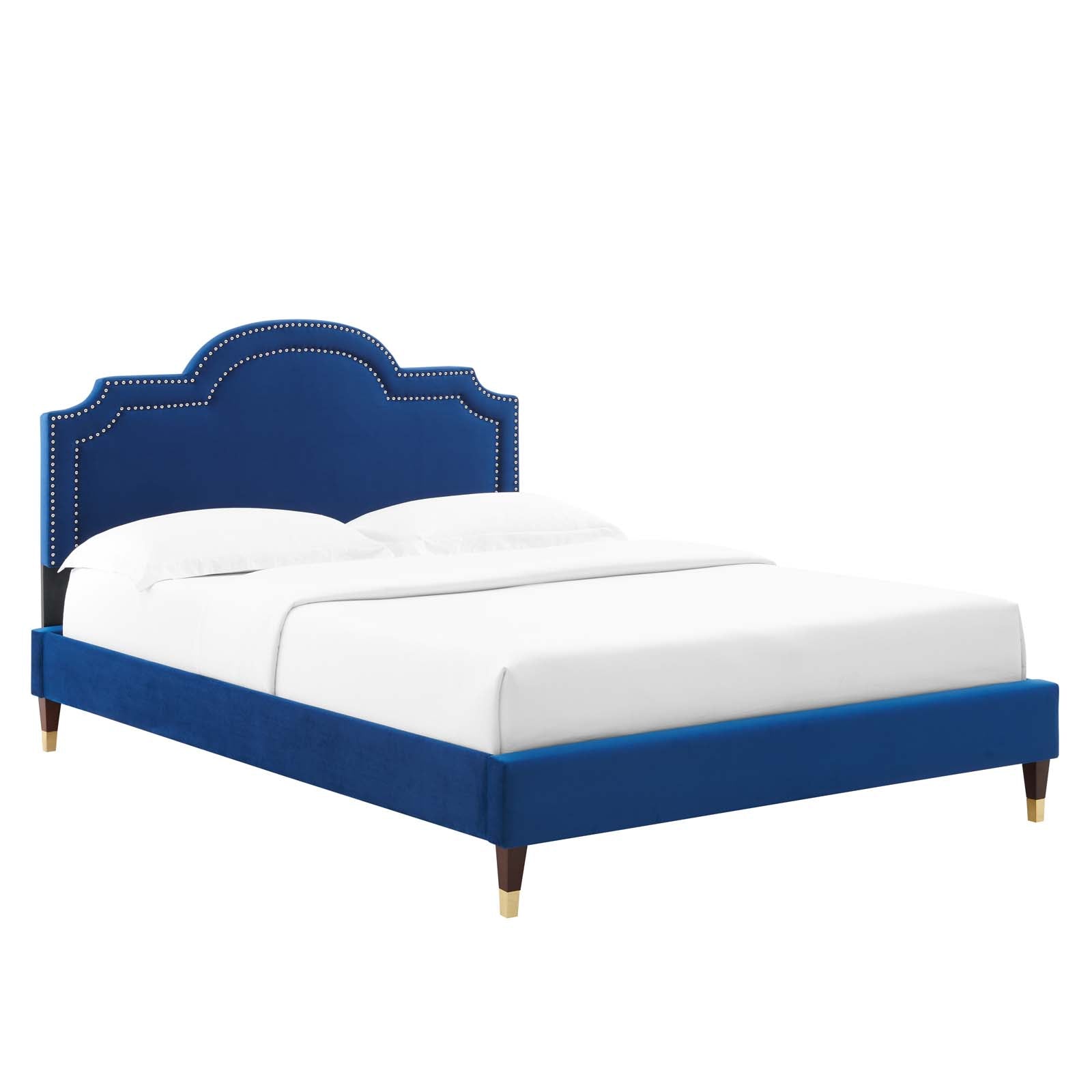 Aviana Performance Velvet Queen Bed By Modway - MOD-6824 | Beds - 24